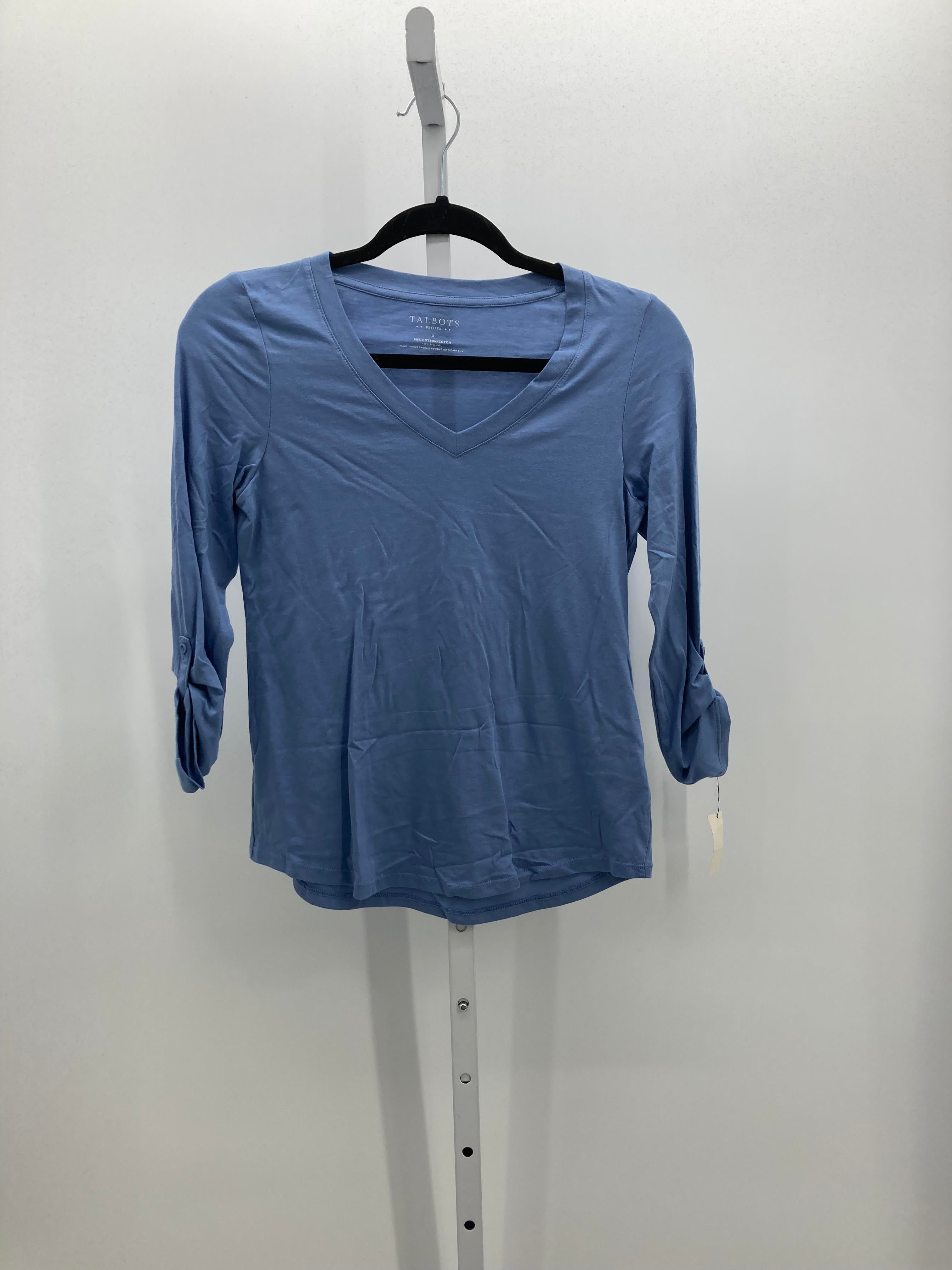 Tablemate Size X Small Petite Petite 3/4 Sleeve Shirt