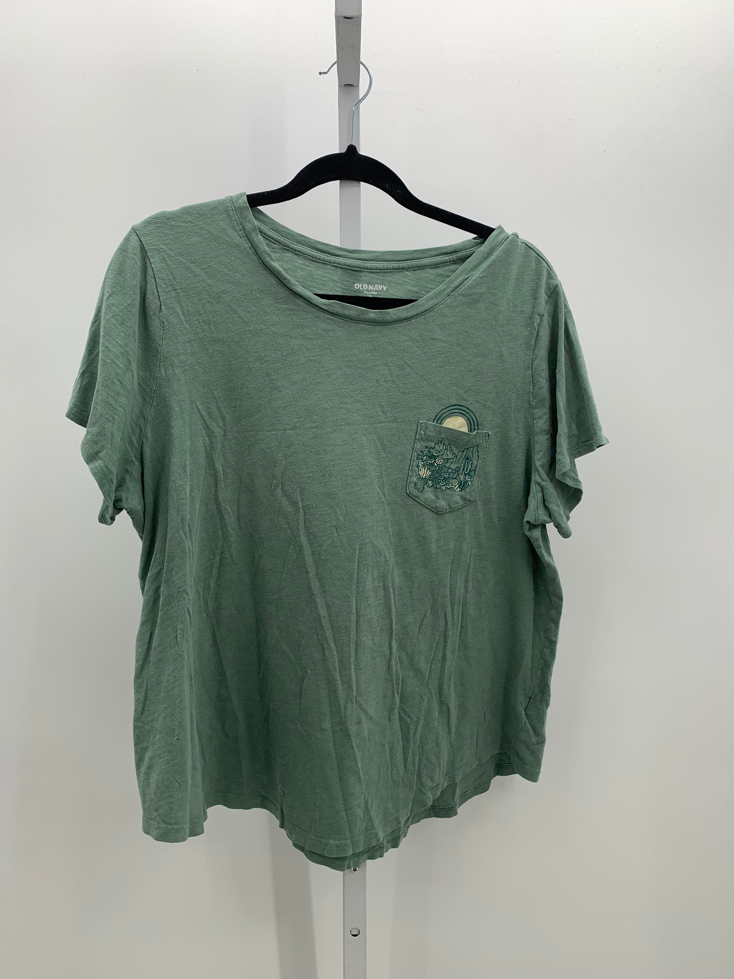 Old Navy Size Extra Large Misses Short Sleeve Shirt