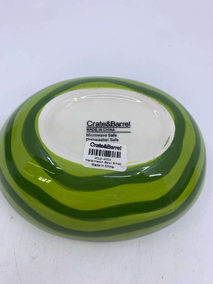 5PC WATER MELON SERVING SET - LARGE BOWL 4 SMALL BOWLS.