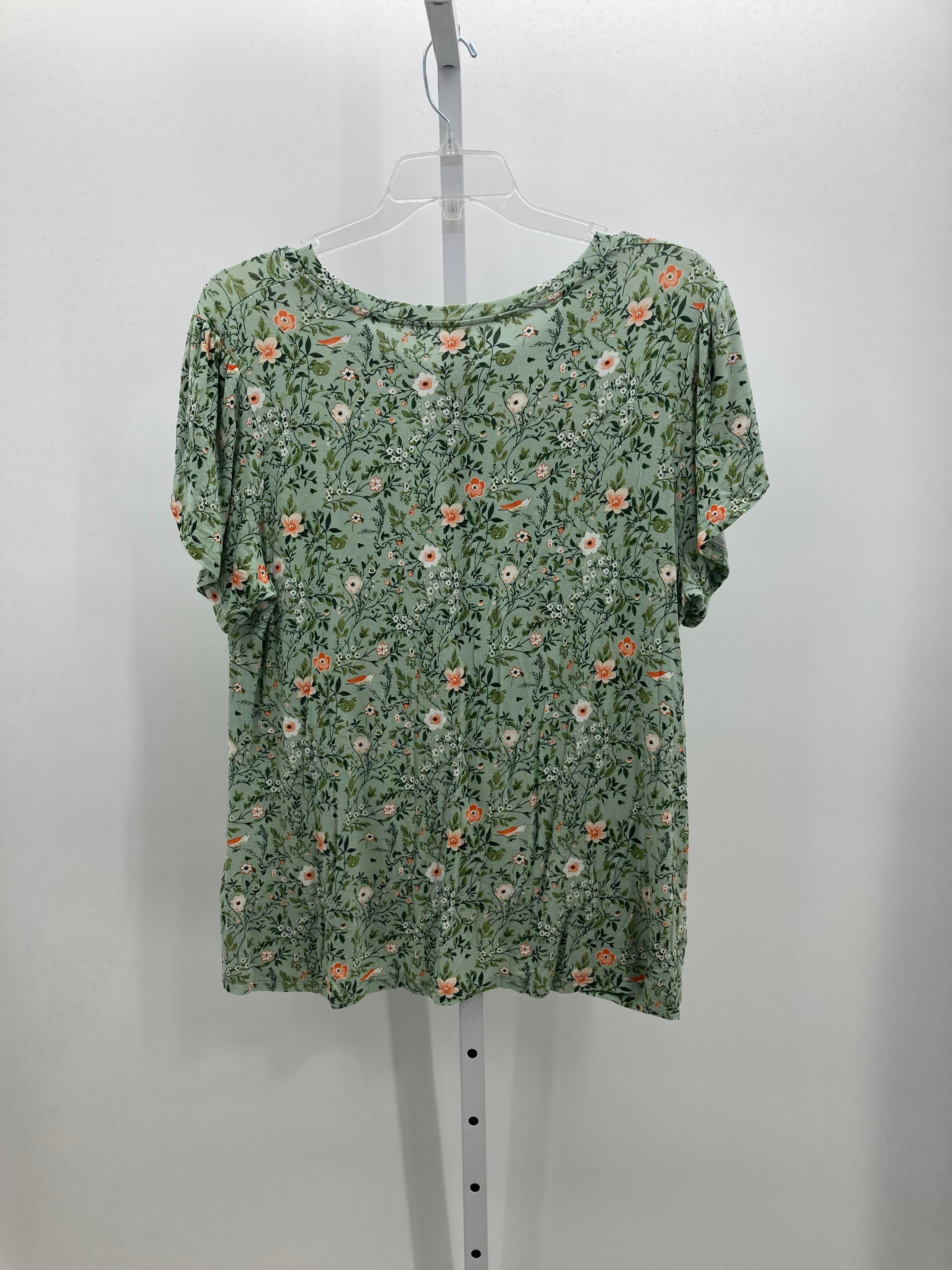 Size 2X Womens Short Sleeve Shirt