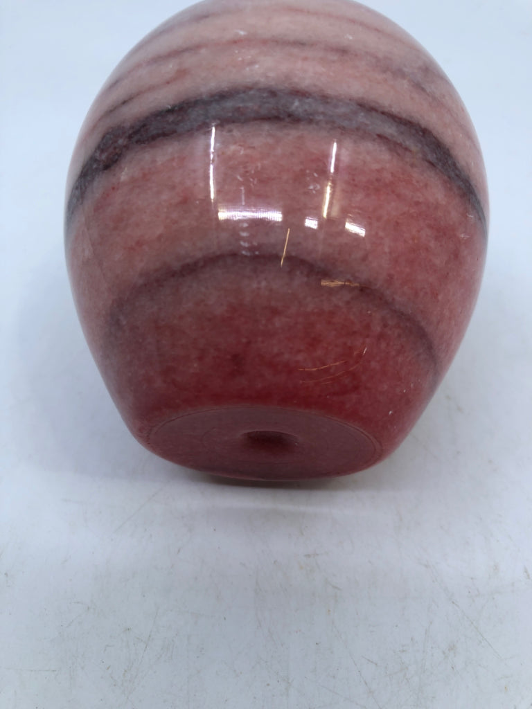 PINK MARBLE APPLE DESK DECOR.