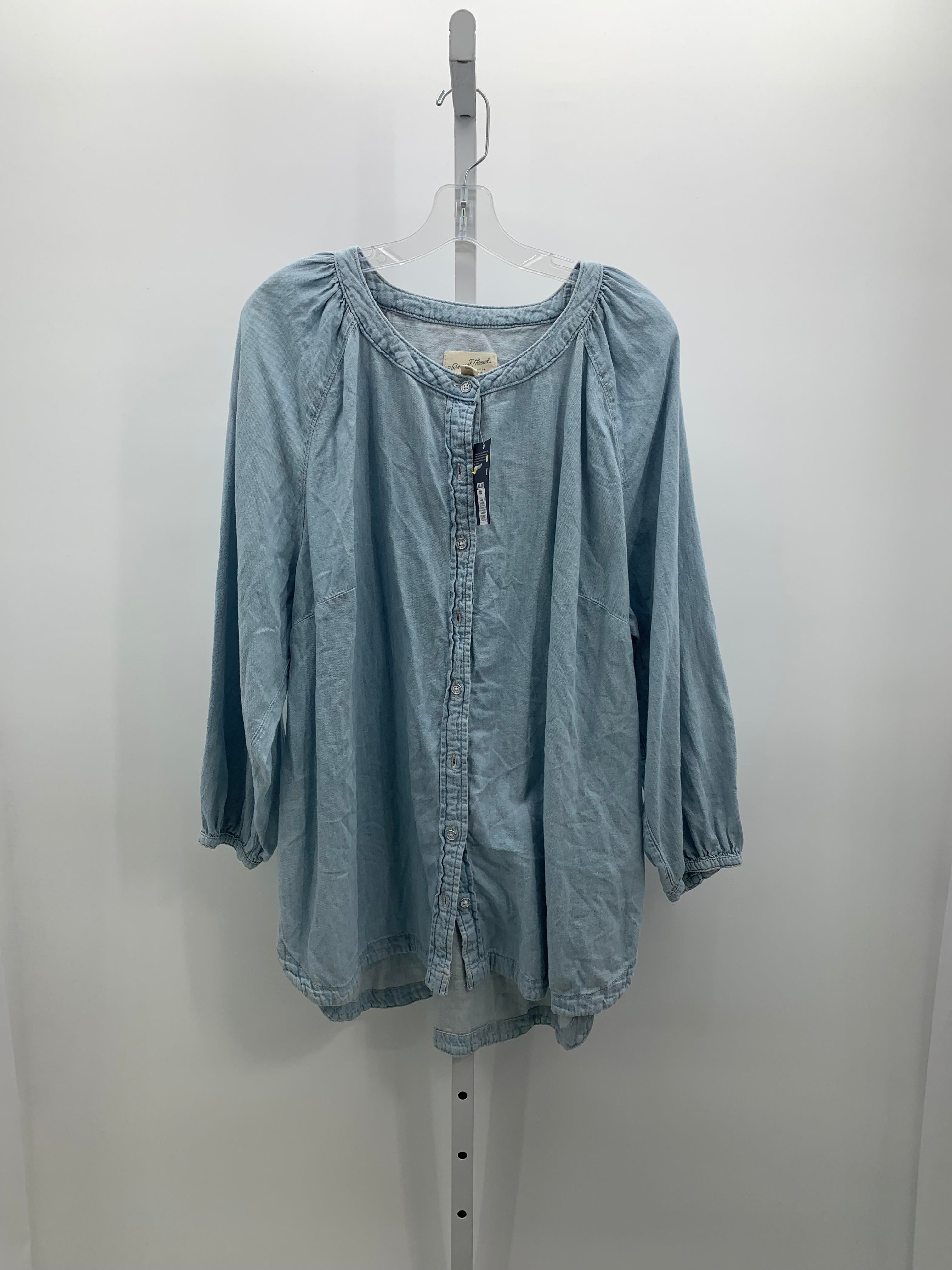 Universal Thread Size XXL Misses Long Sleeve Shirt