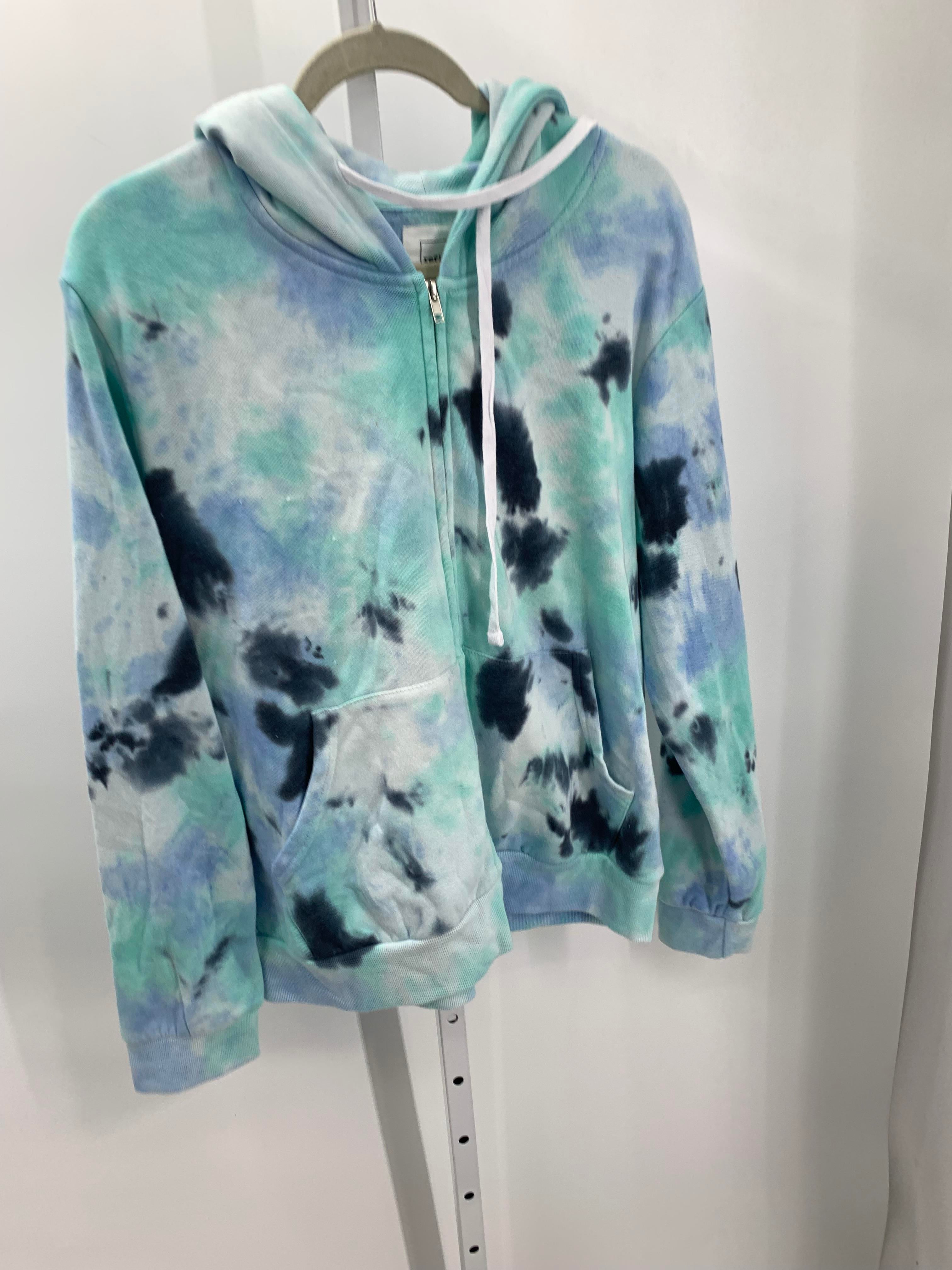 Reflex Size 1X Womens Sweat Jacket