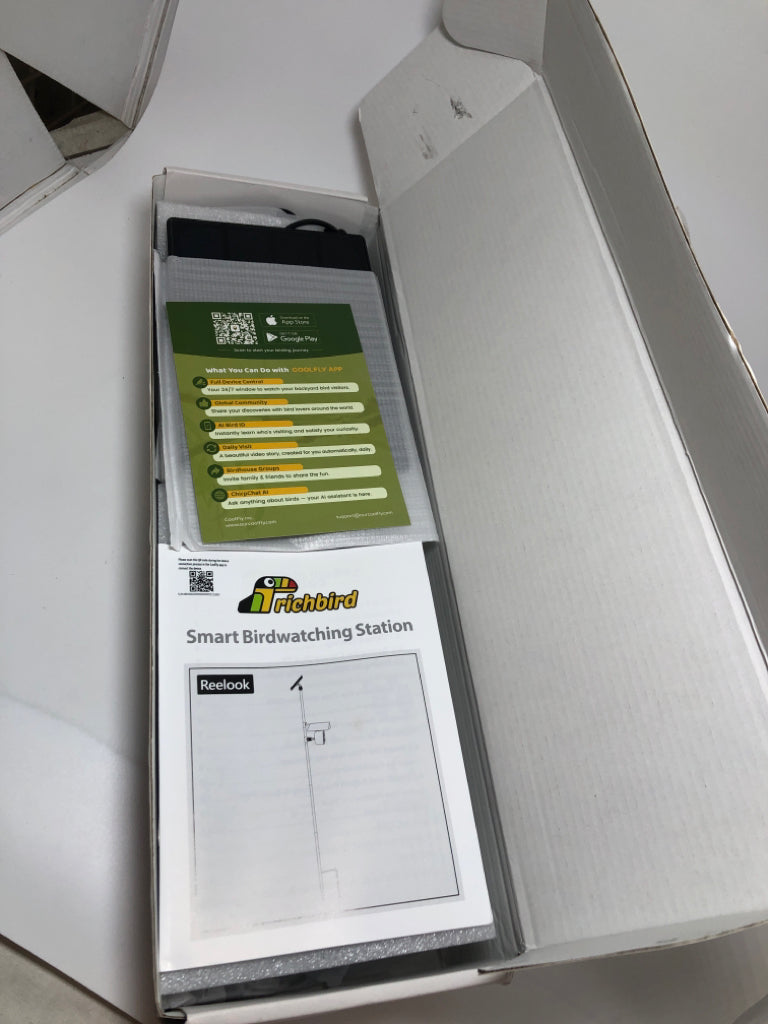 NIB SMART BIRD WATCHING STATION- REELOOK CAMERA SYSTEM