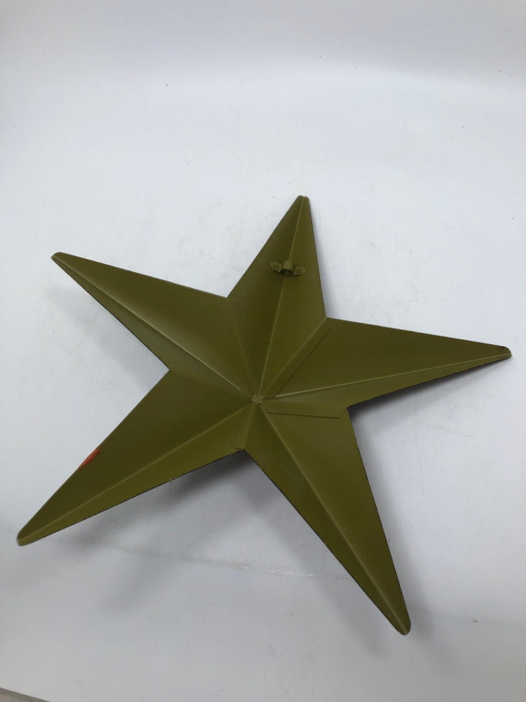 2PC BROWN METAL STARS.