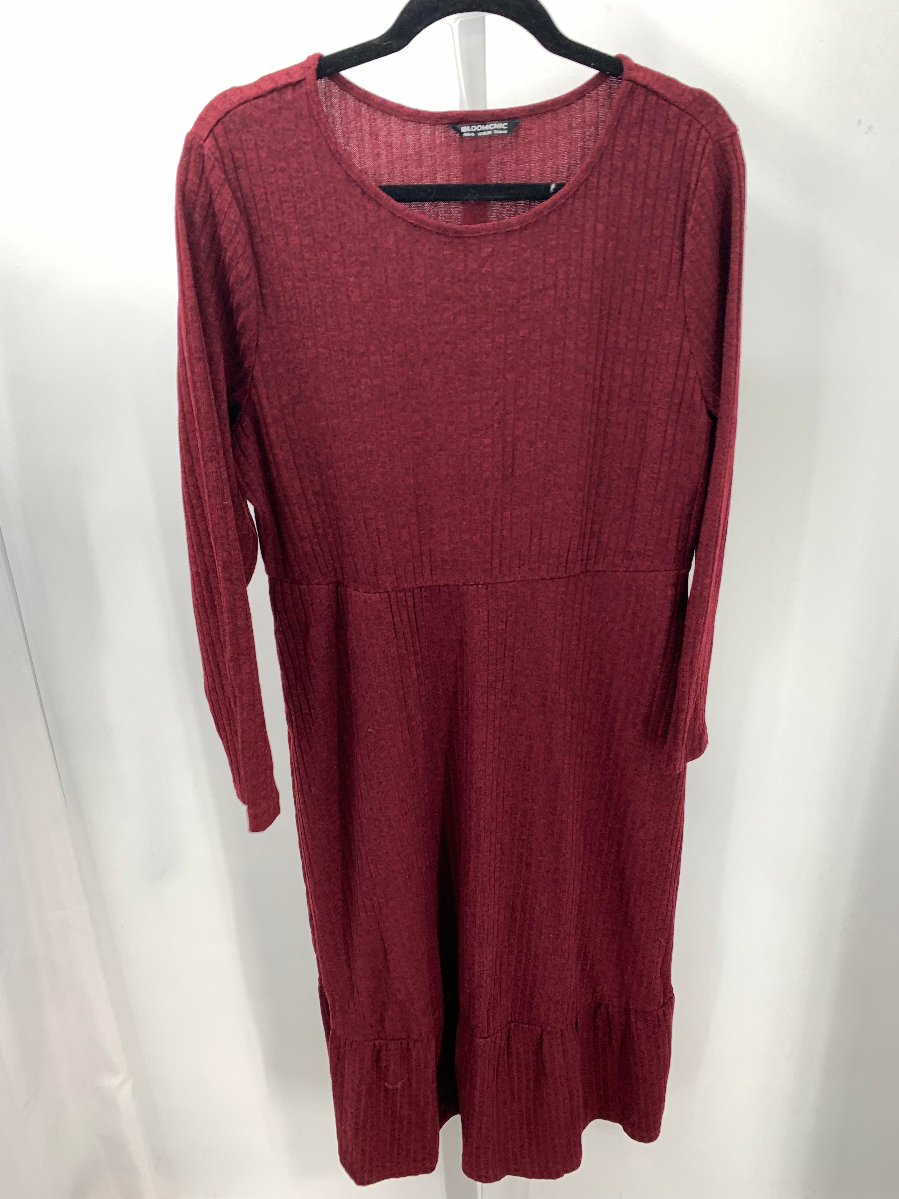 Size 18/20 W Womens Long Sleeve Dress