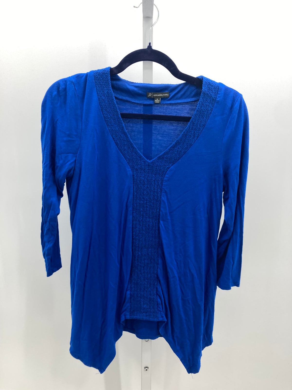 Adrianna Papell Size Small Misses 3/4 Sleeve Shirt
