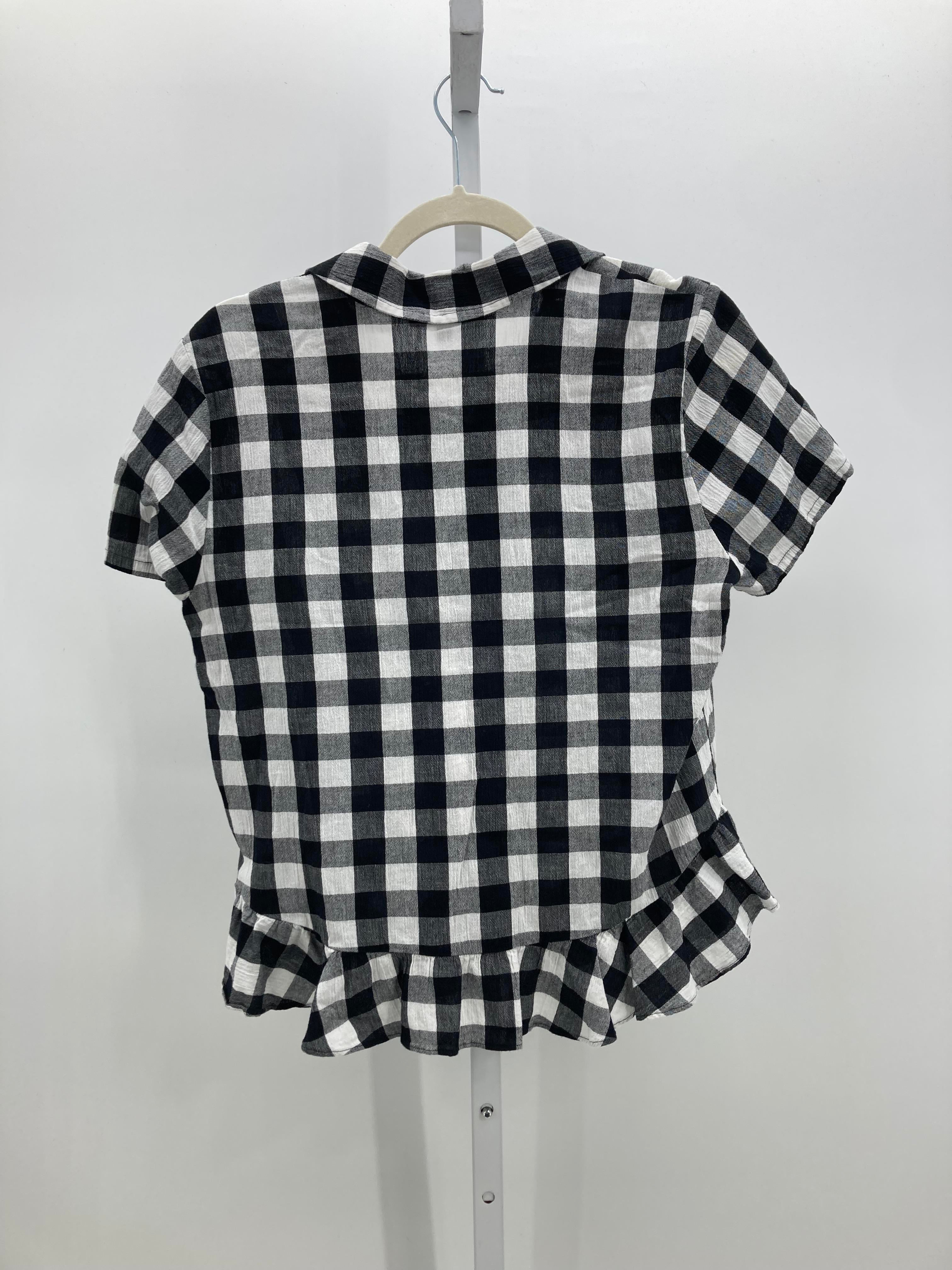 Madewell Size Medium Misses Short Sleeve Shirt