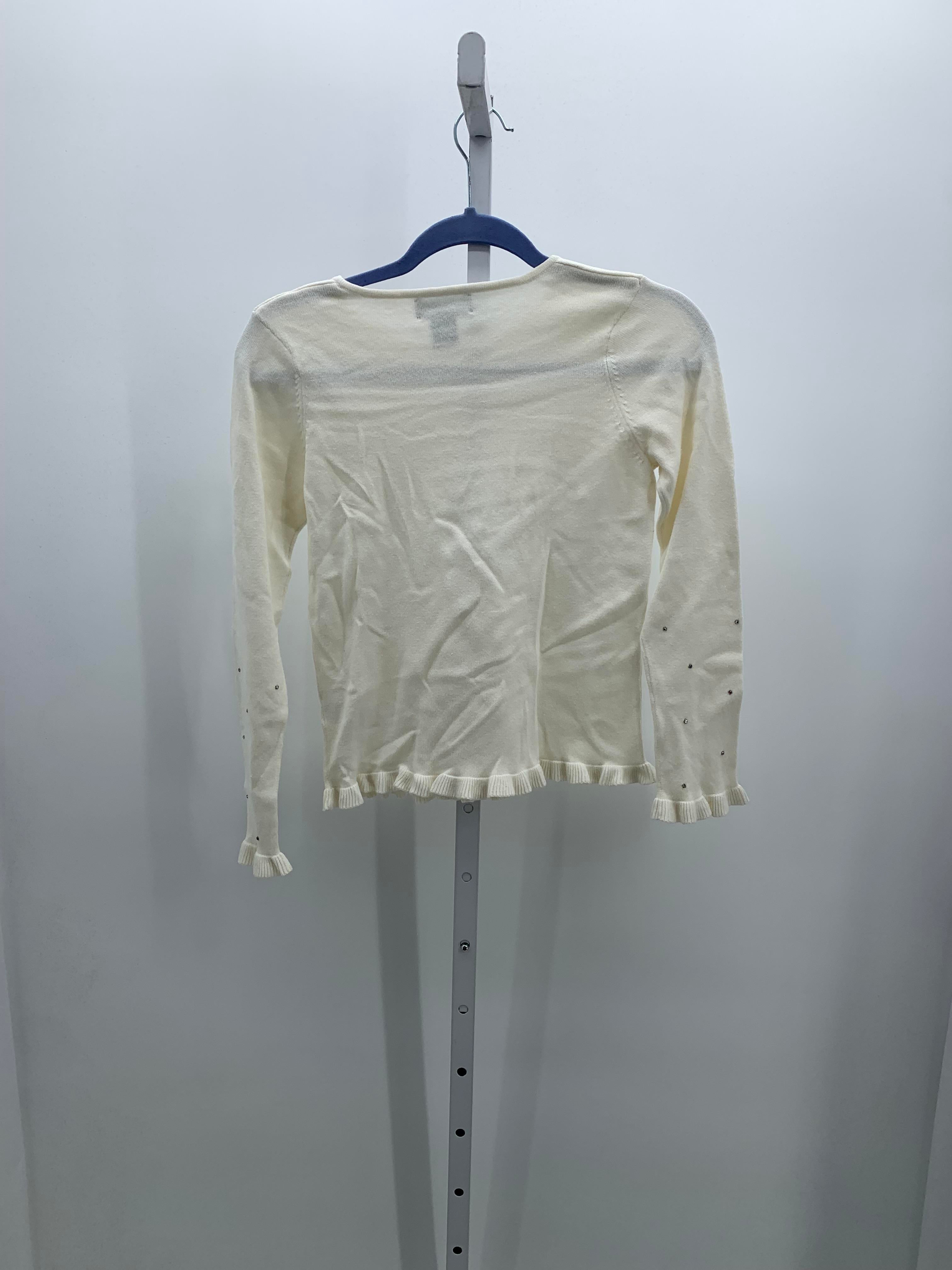 Lands End Size Medium Misses Long Slv Sweater