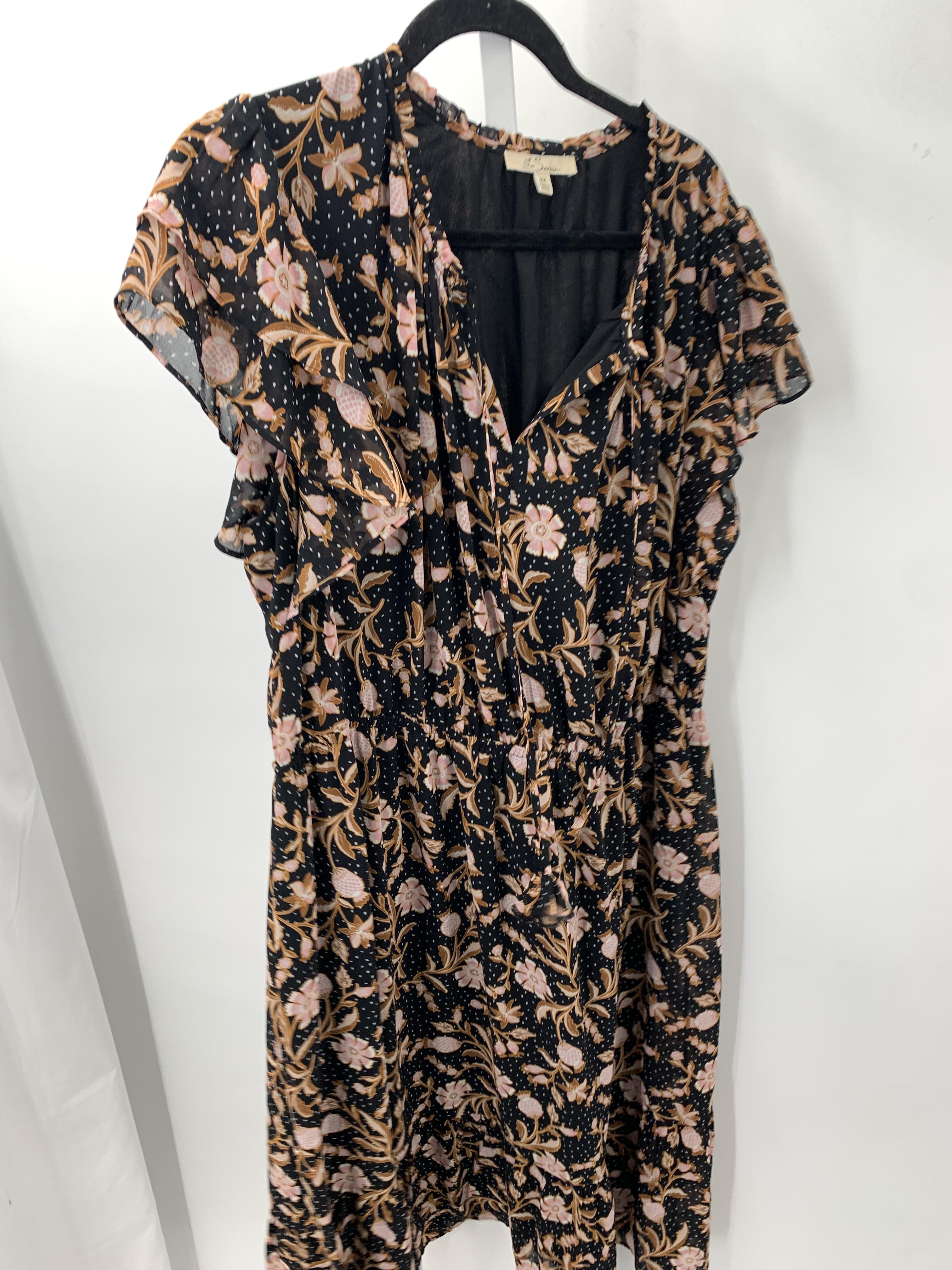 Size 2X Womens Short Sleeve Dress