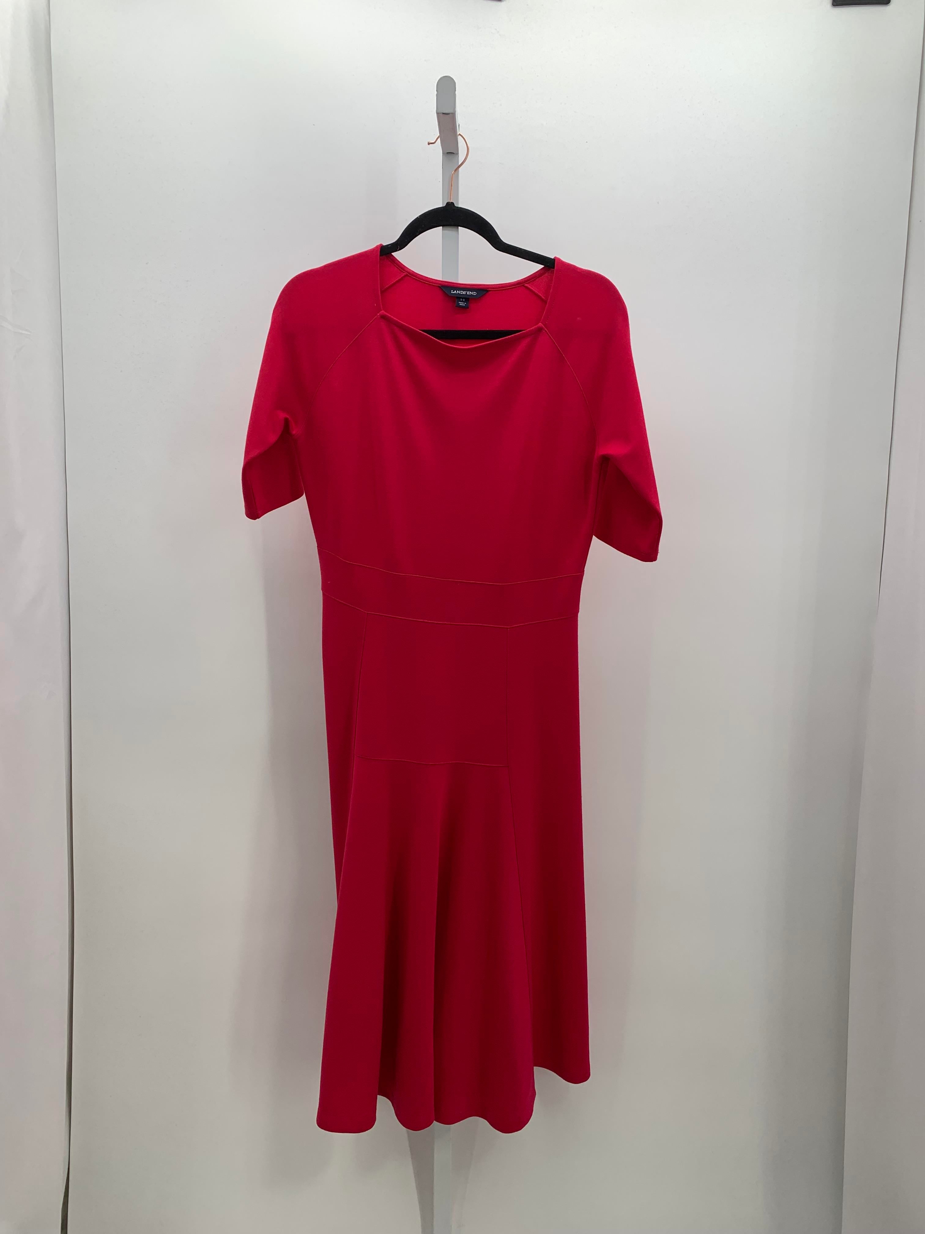 Lands End Size Small Misses Short Sleeve Dress