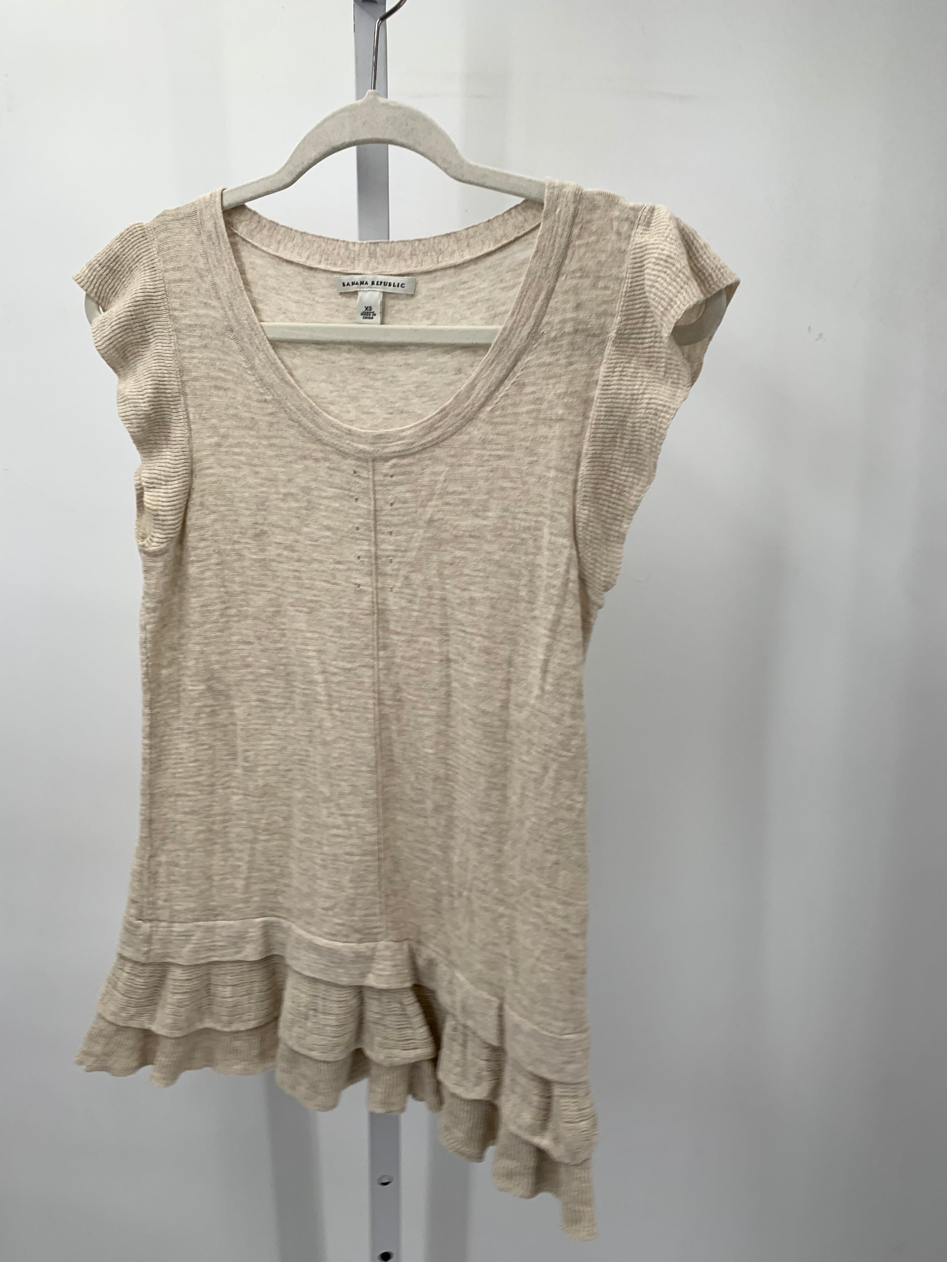 Banana Republic Size X Small Misses Short Sleeve Shirt