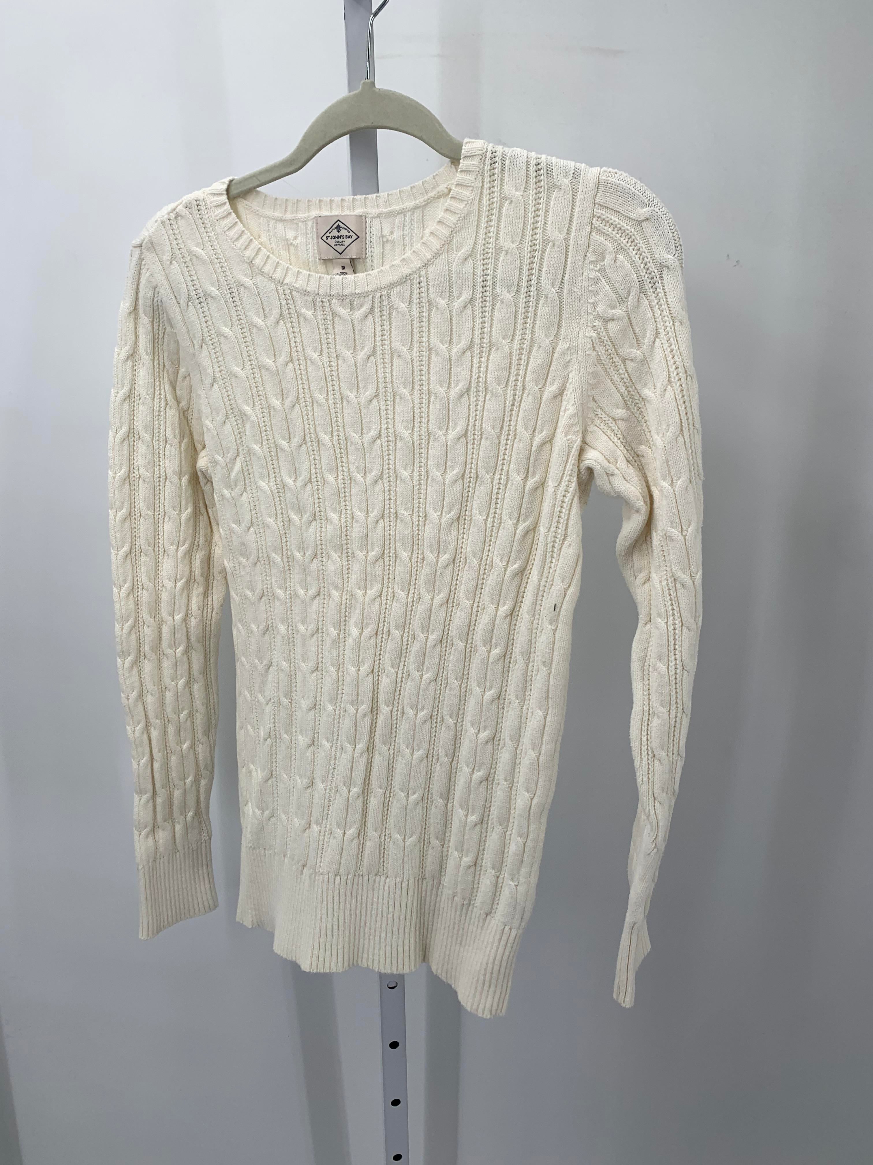 St. Johns Bay Size Medium Misses Long Slv Sweater