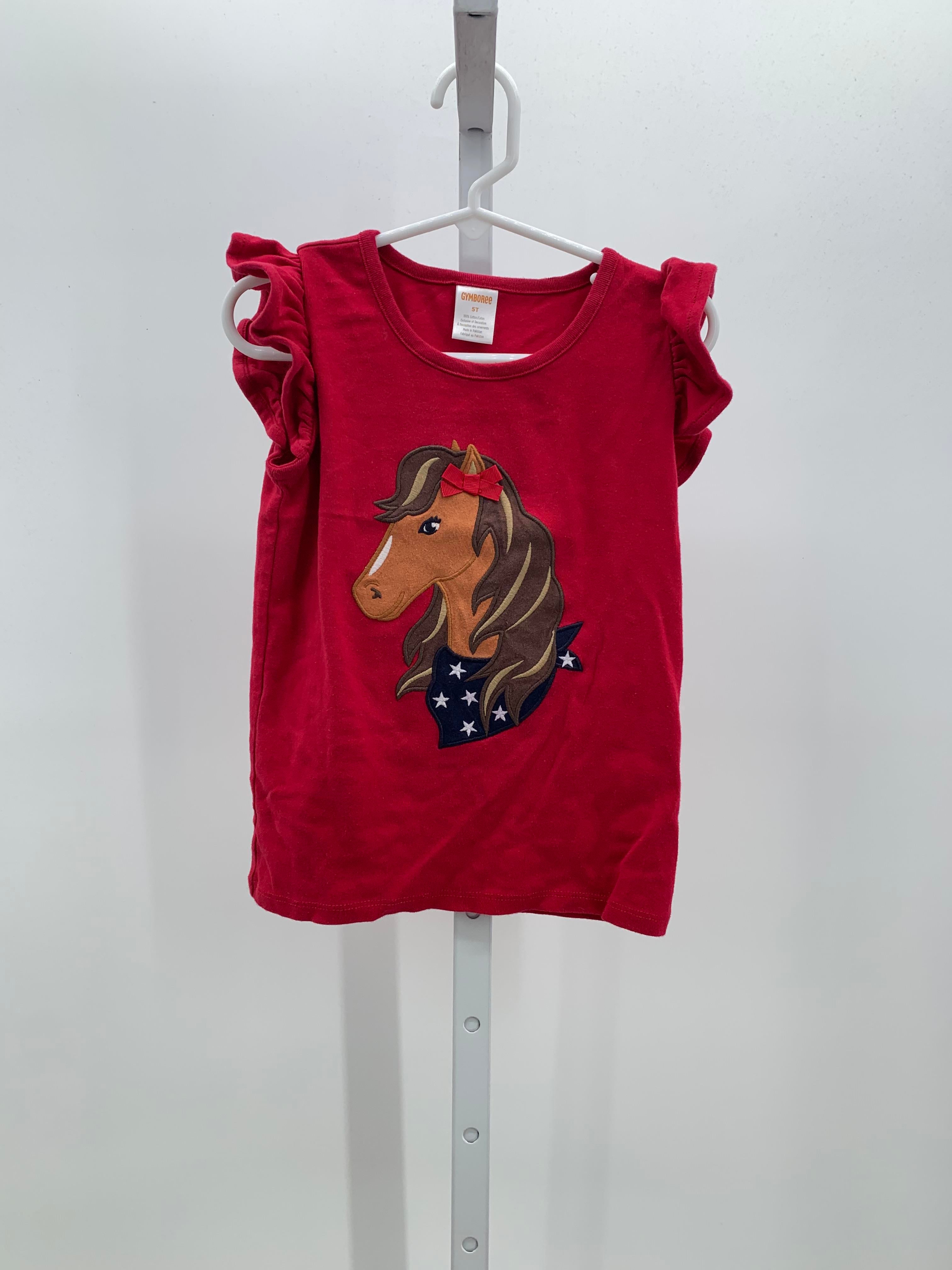 Gymboree Size 5T Girls Short Sleeve Shirt