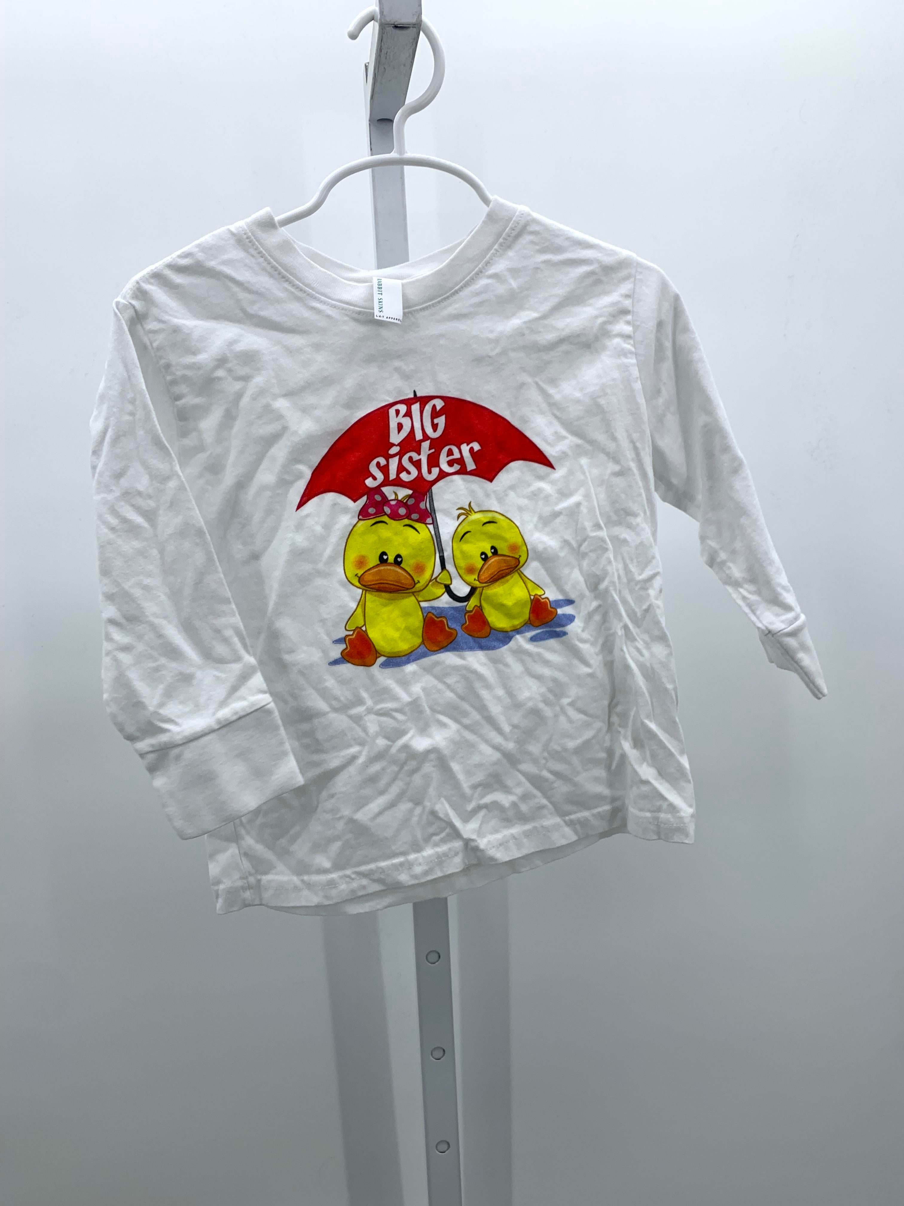 Rabbit Skins Size 3 Girls Long Sleeve Shirt