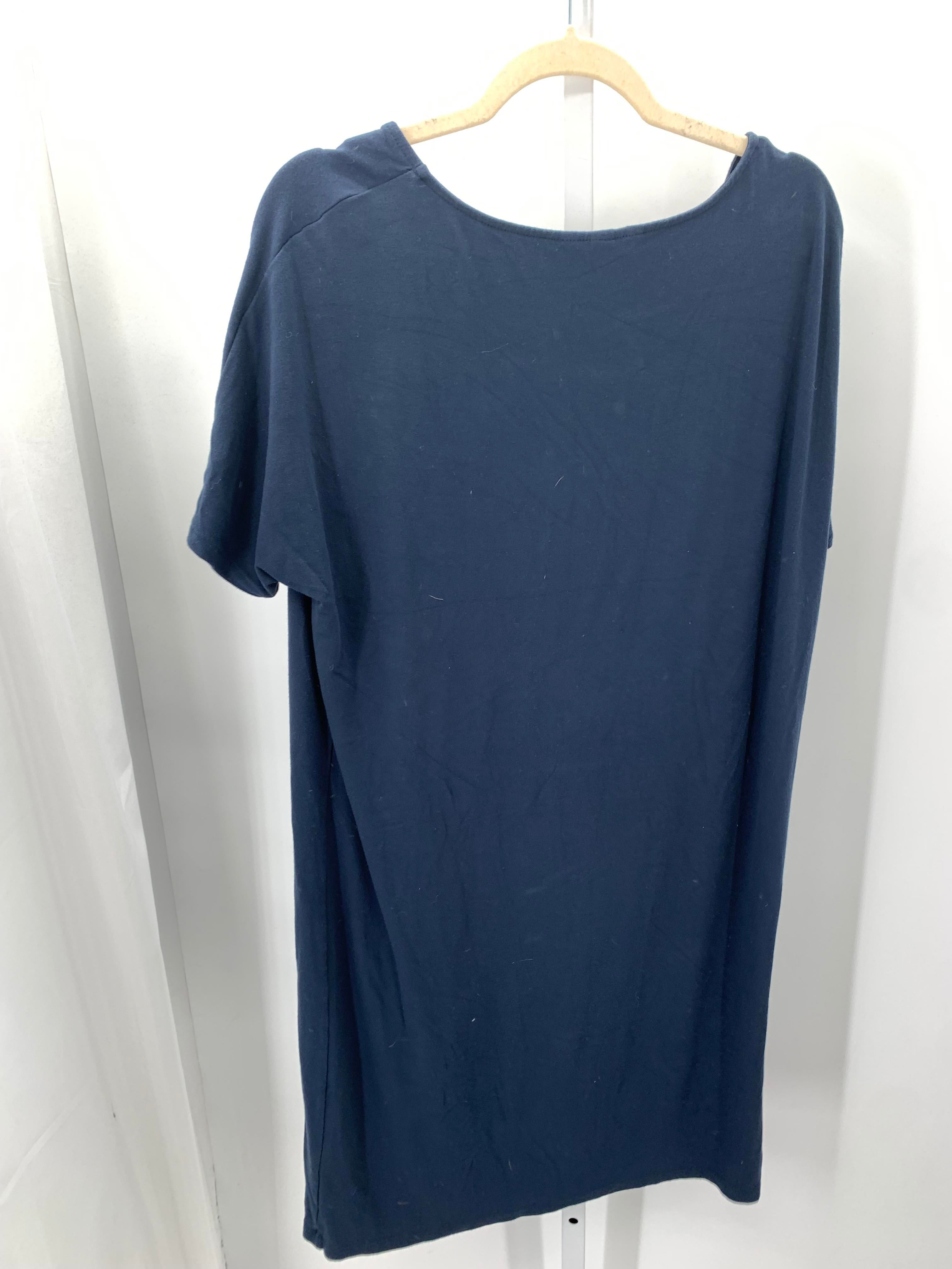 Lands End Size Medium Misses Short Sleeve Dress