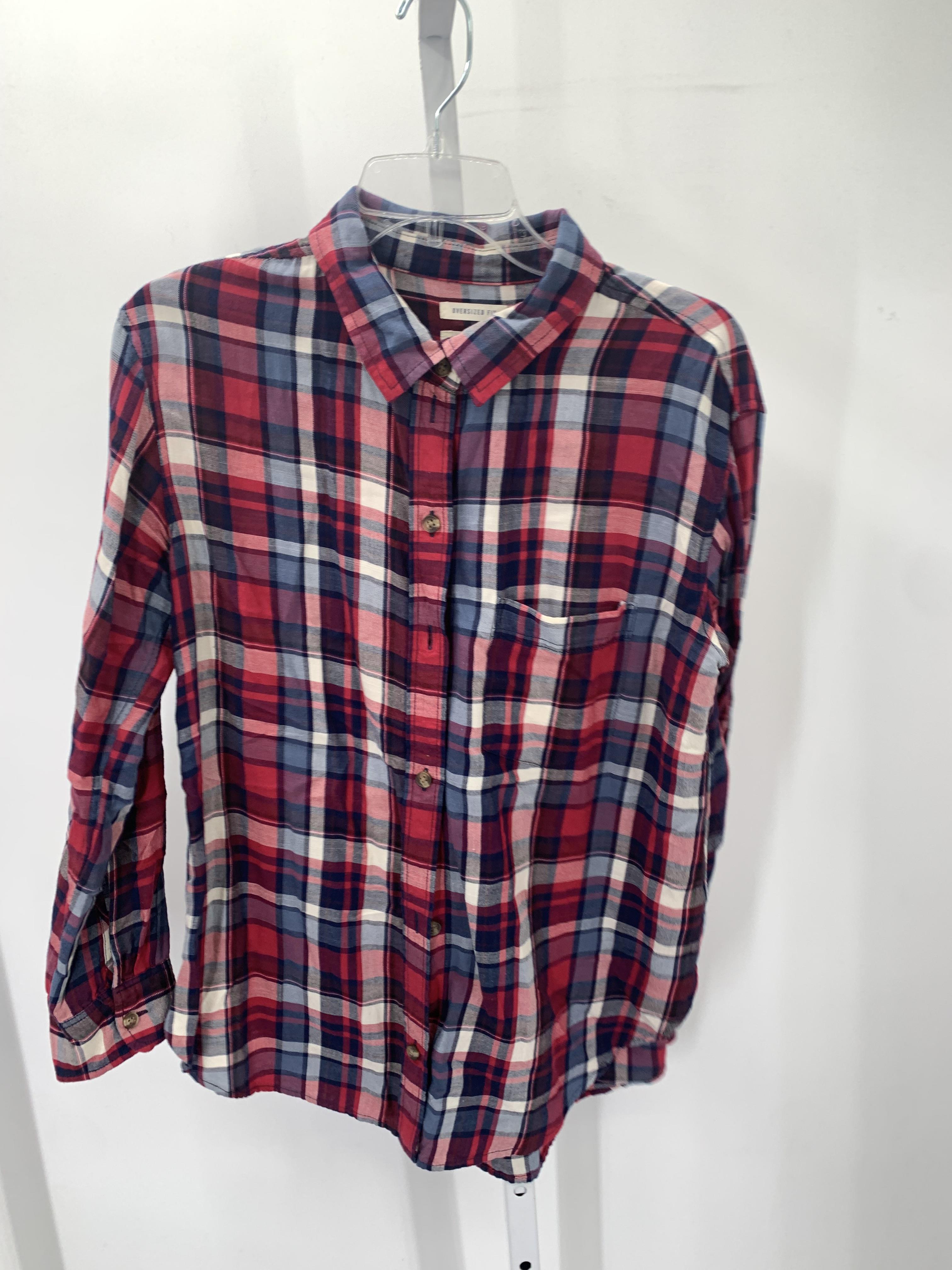 American Eagle Size Medium Juniors Long Sleeve Shirt