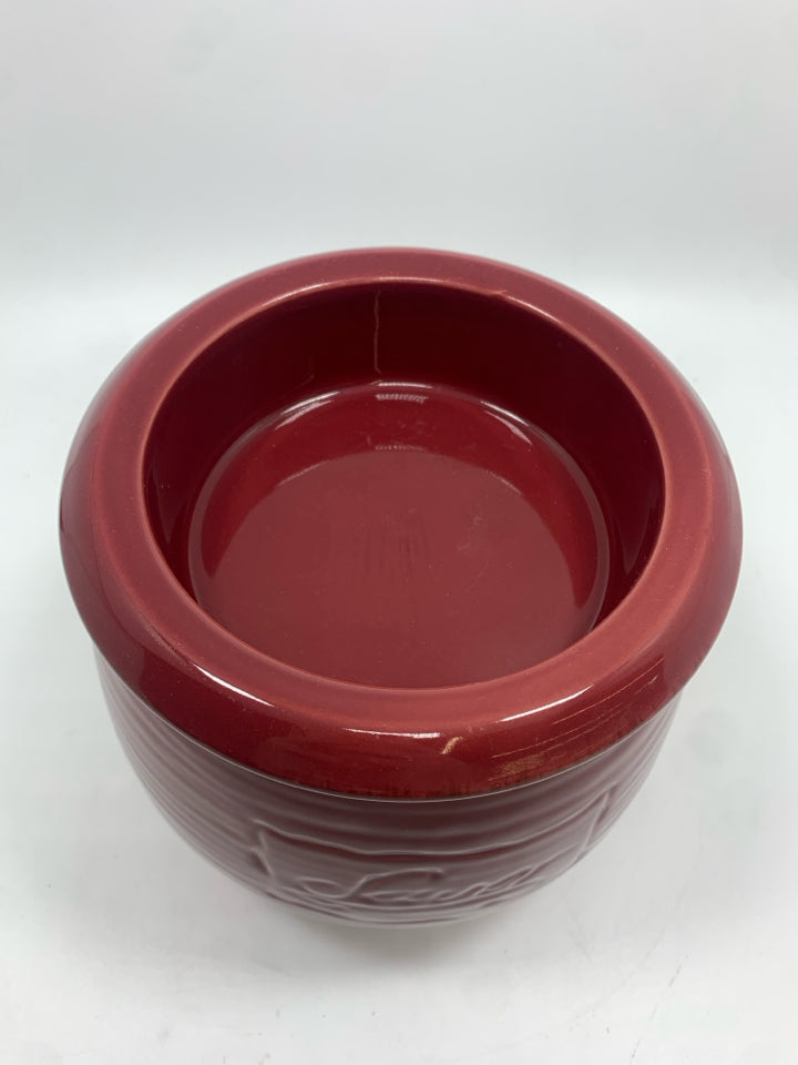 2PC RED CERAMIC DIP CHILLER.