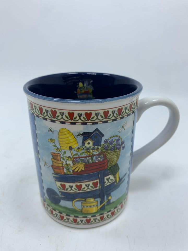 "GARDENERS WHEELBARREL" MUG.