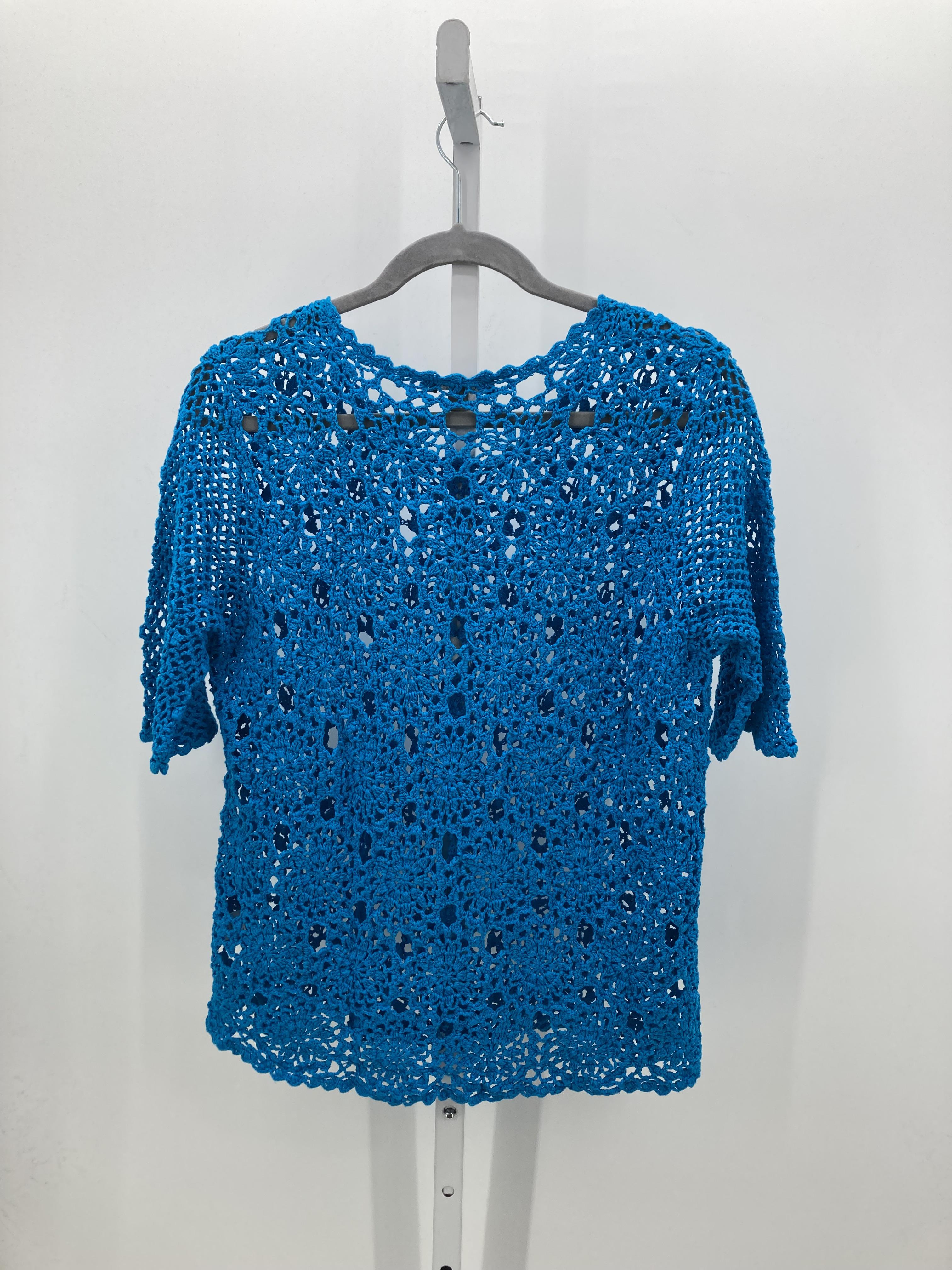 Roz & Ali Size 1X Womens Short Slv Sweater
