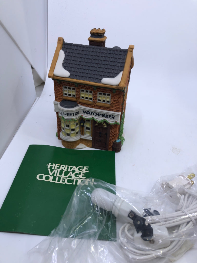 DICKINS VILLAGE GEO WEETON WATCHMAKER.