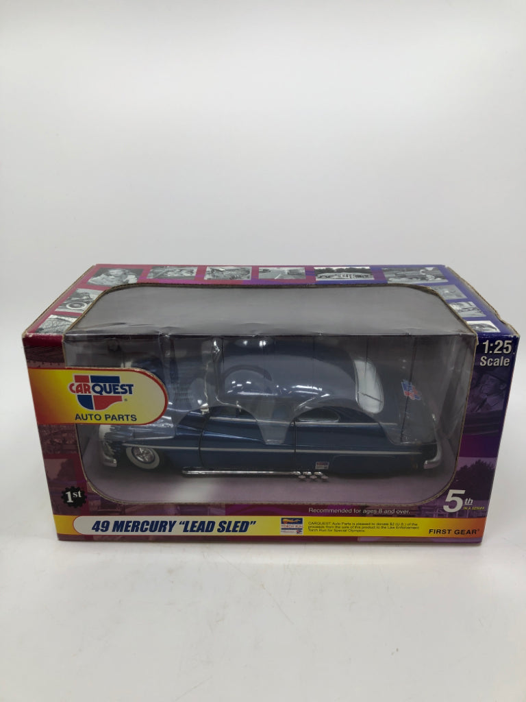 NIB 49 MERCURY LEAD SLED CAR MODEL- CAR QUEST
