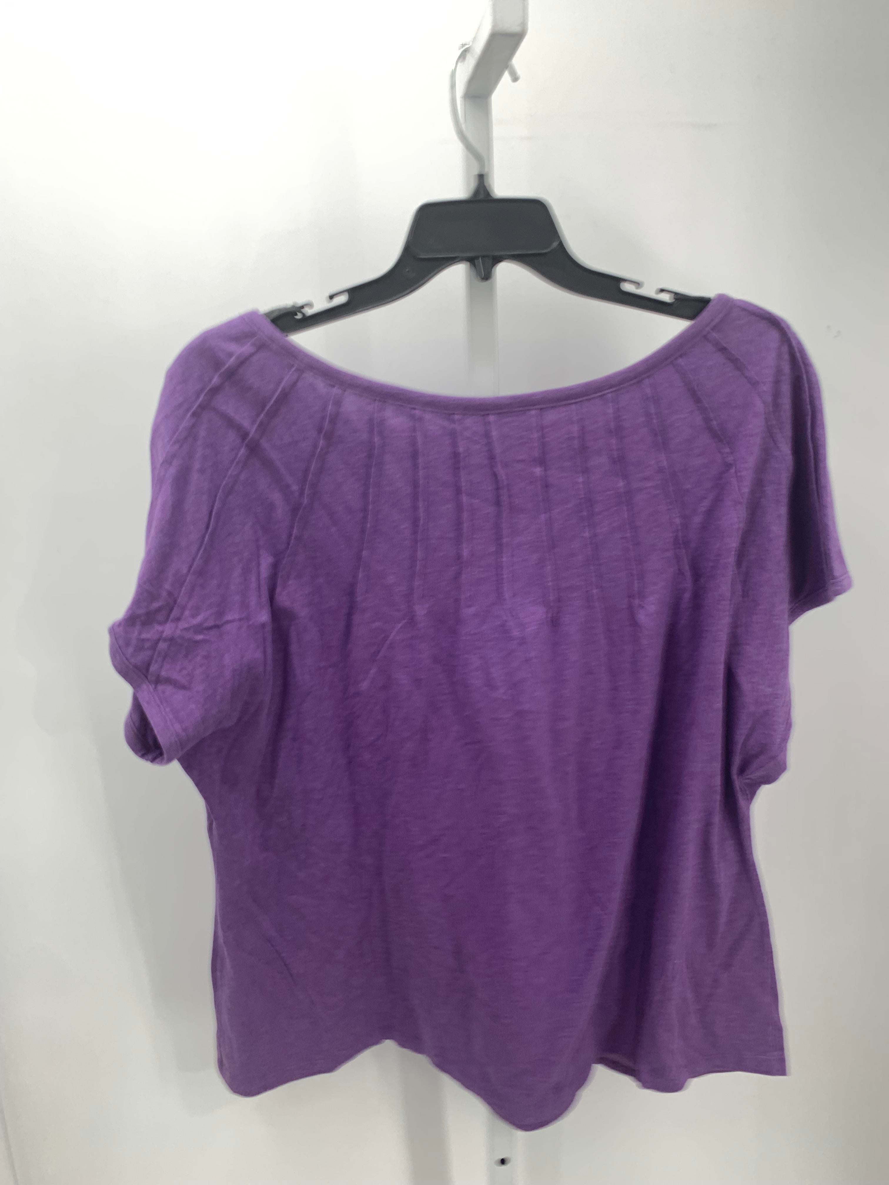 Lane Bryant Size 22/24 W Womens Short Sleeve Shirt