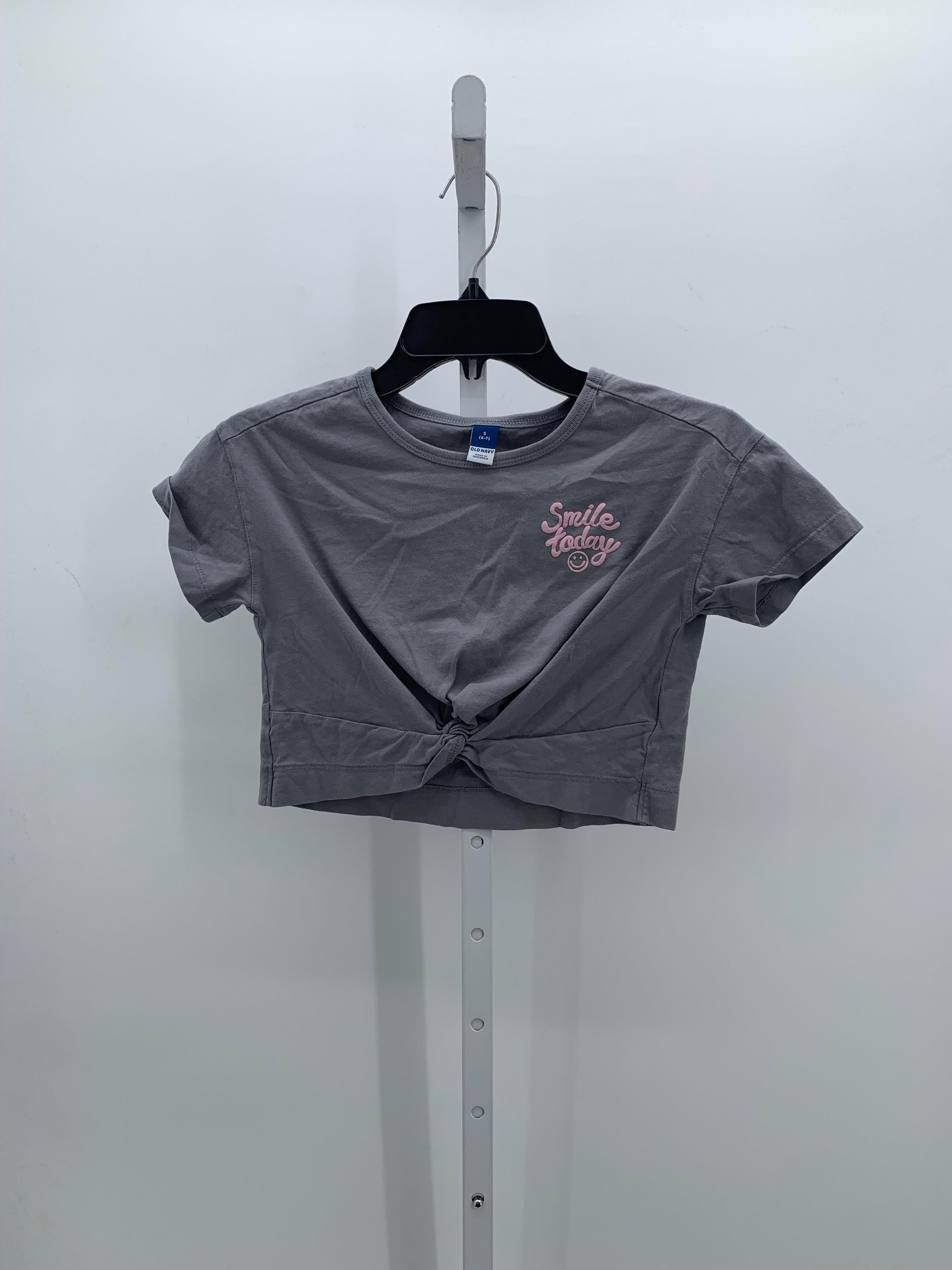 Old Navy Size 6-7 Girls Short Sleeve Shirt