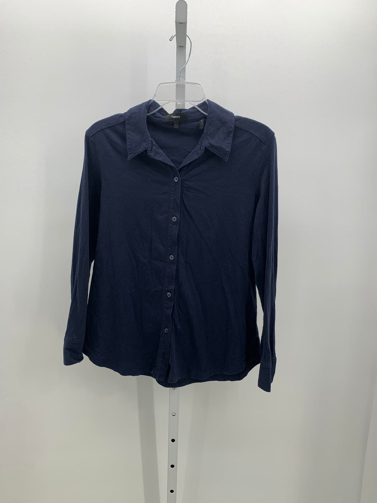 Theory Size Large Juniors Long Sleeve Shirt