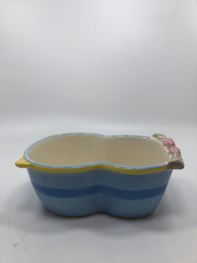 CERAMIC OWL DISH.