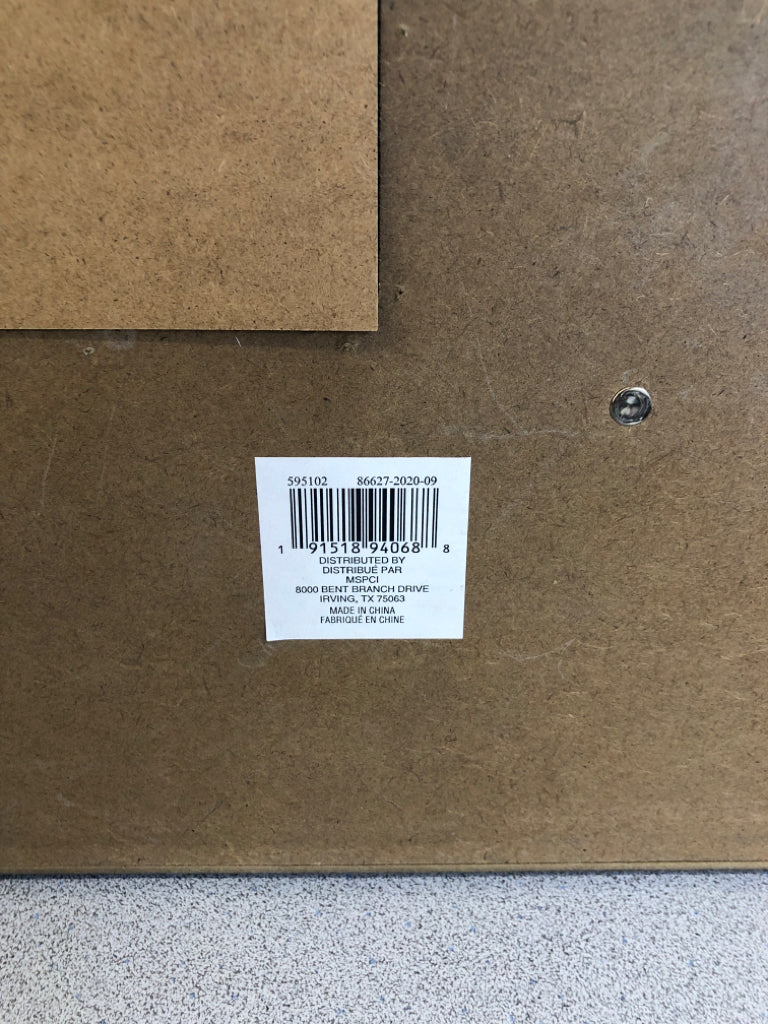 "BLESSED" PHOTO HOLDER W/BLACK DISTRESSED WOOD BG.