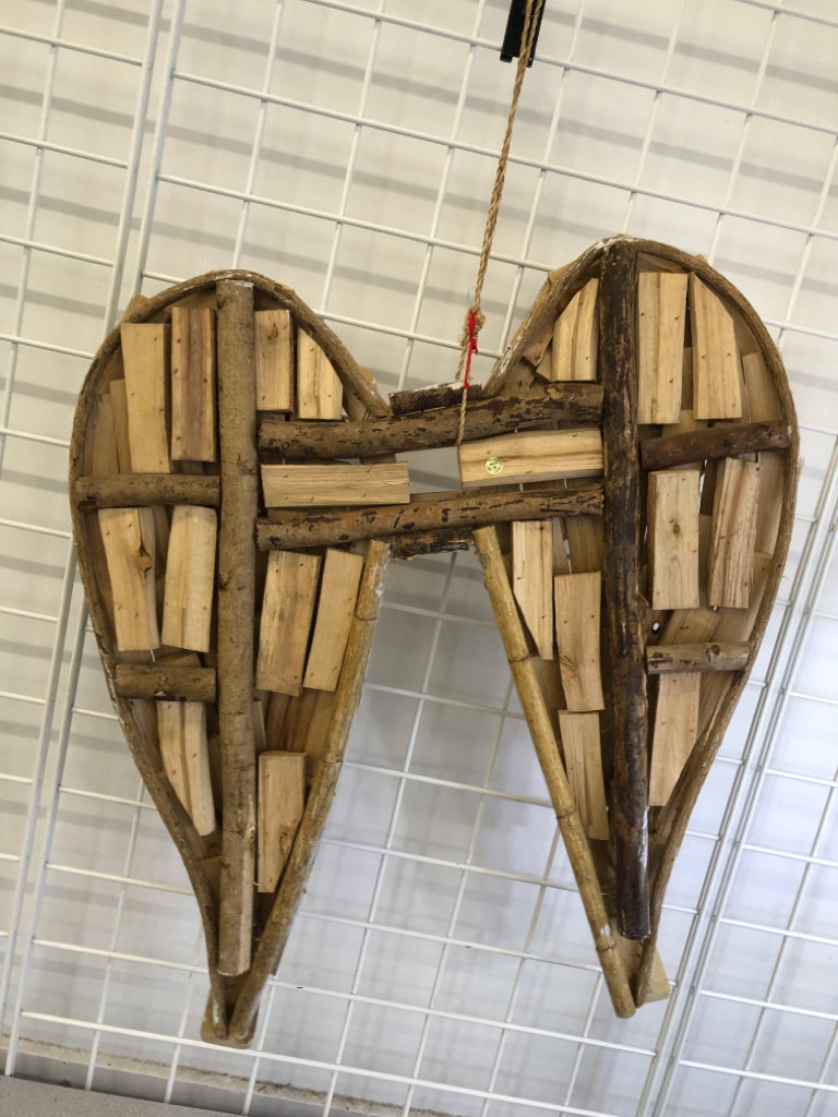 DRIFT WOOD ANGEL WINGS WALL HANGING.