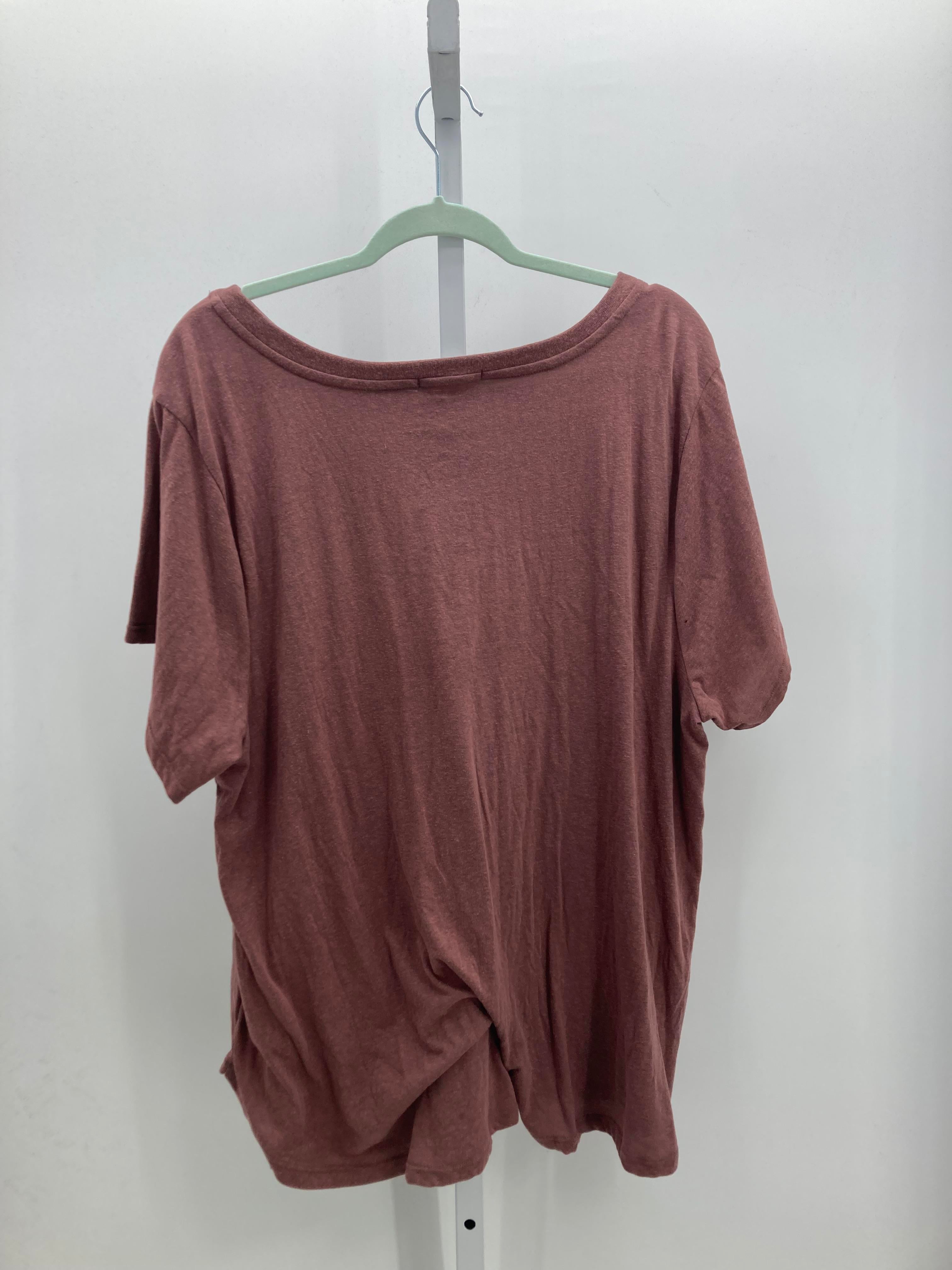 Threads4Thought Size 1X Womens Short Sleeve Shirt