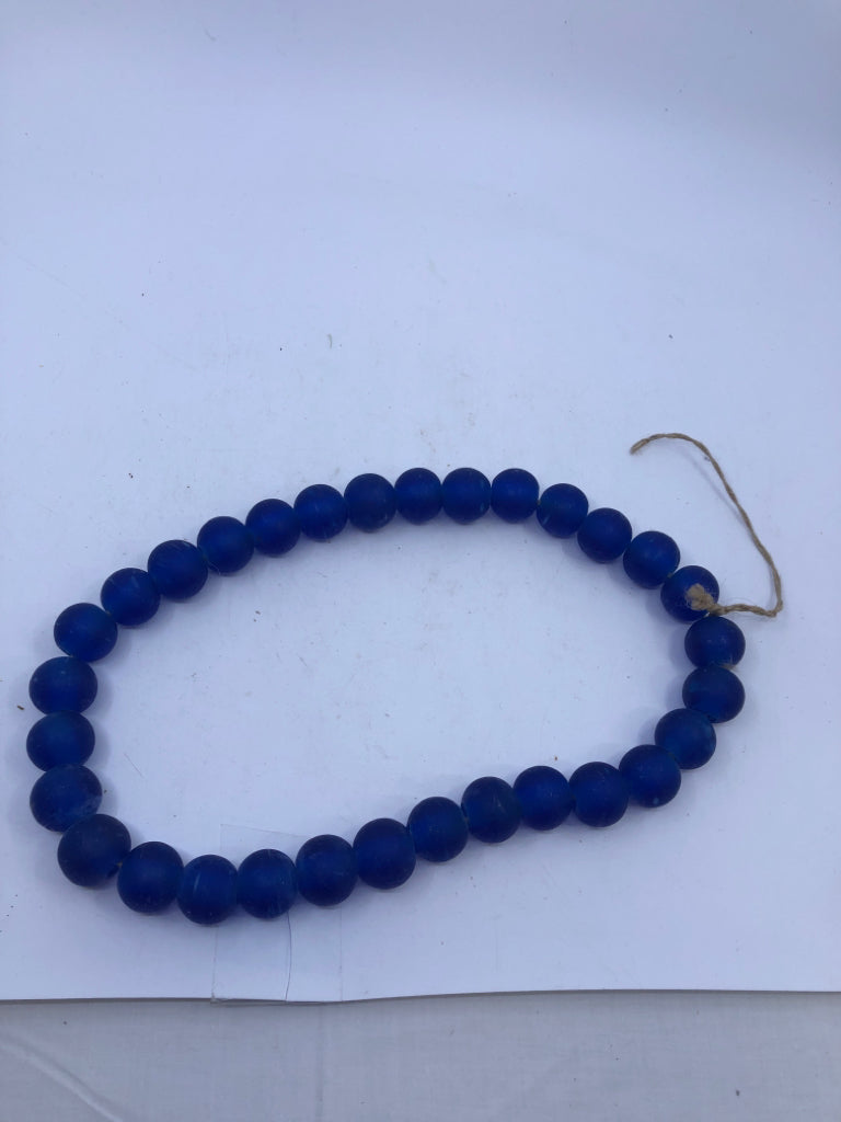 BLUE GLASS BEADS