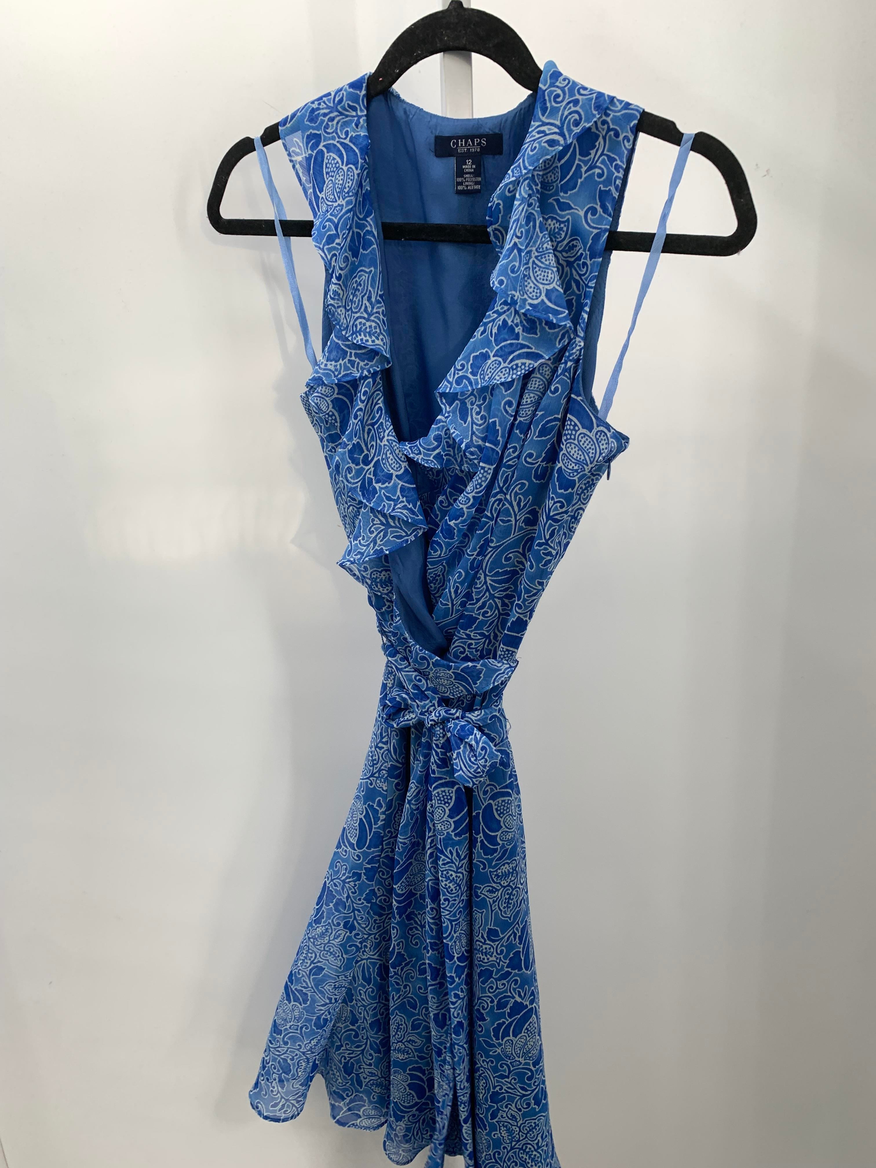 Chaps Size 12 Misses Sleeveless Dress