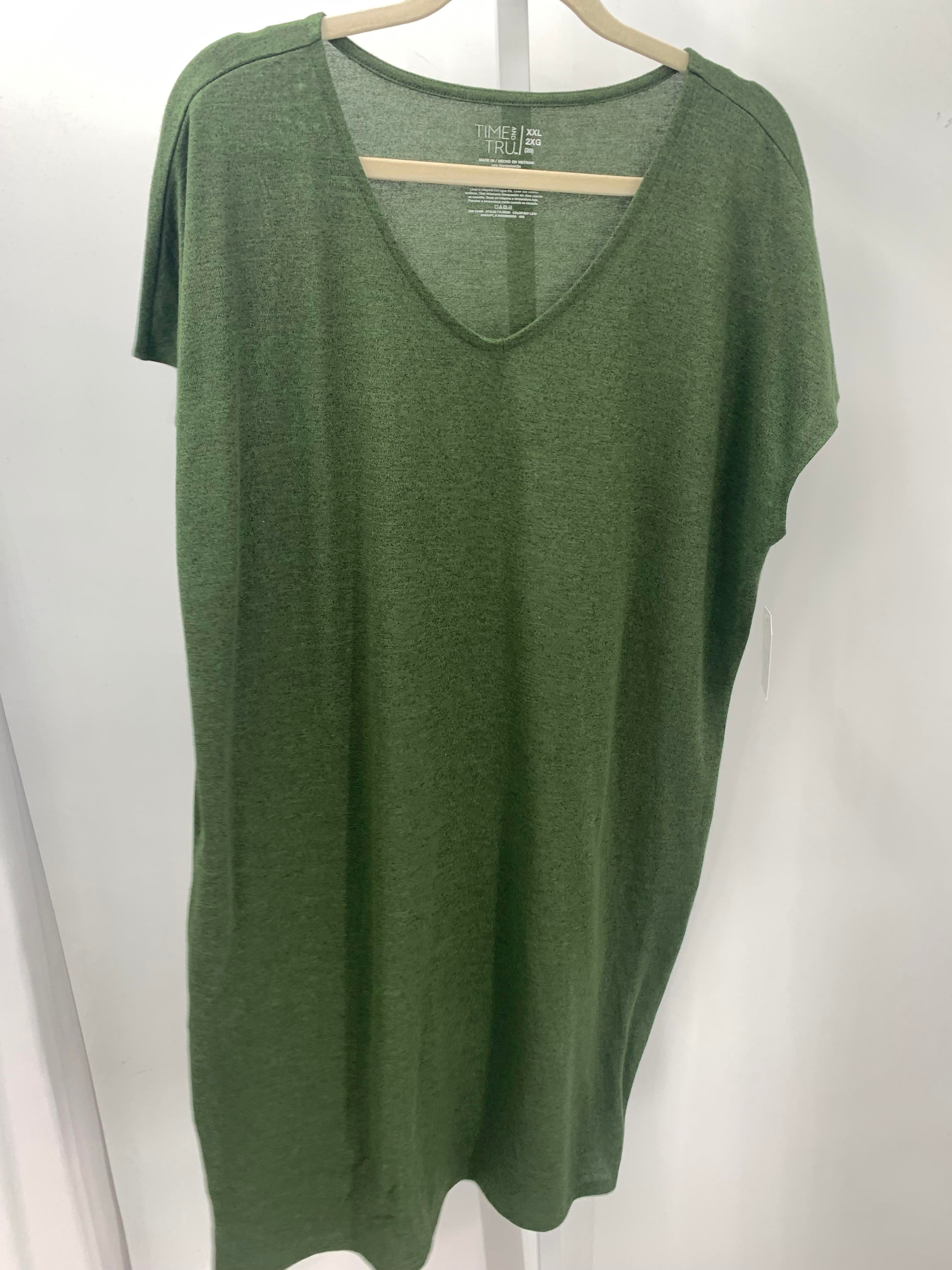 Time and Tru Size XXL Misses Short Sleeve Dress