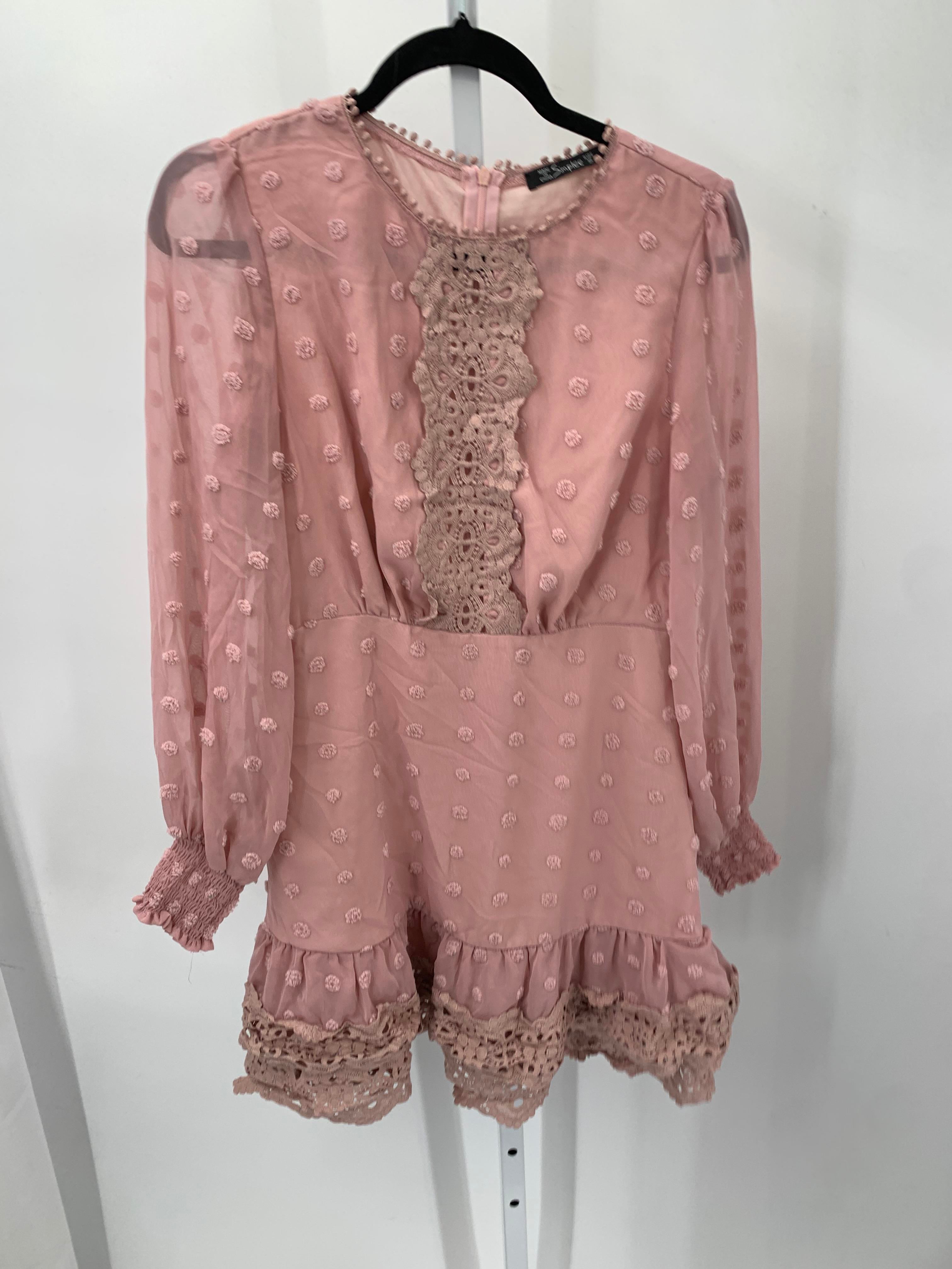 Size Small Juniors Long Sleeve Dress