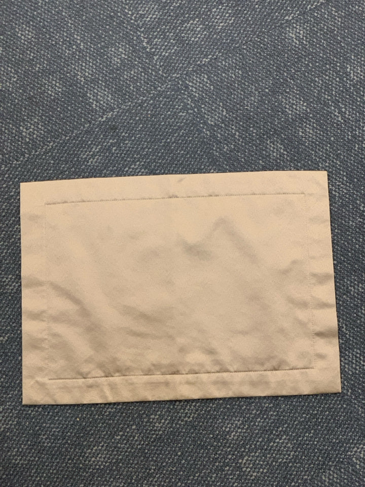 4PC GOLD FABRIC PLACEMATS.