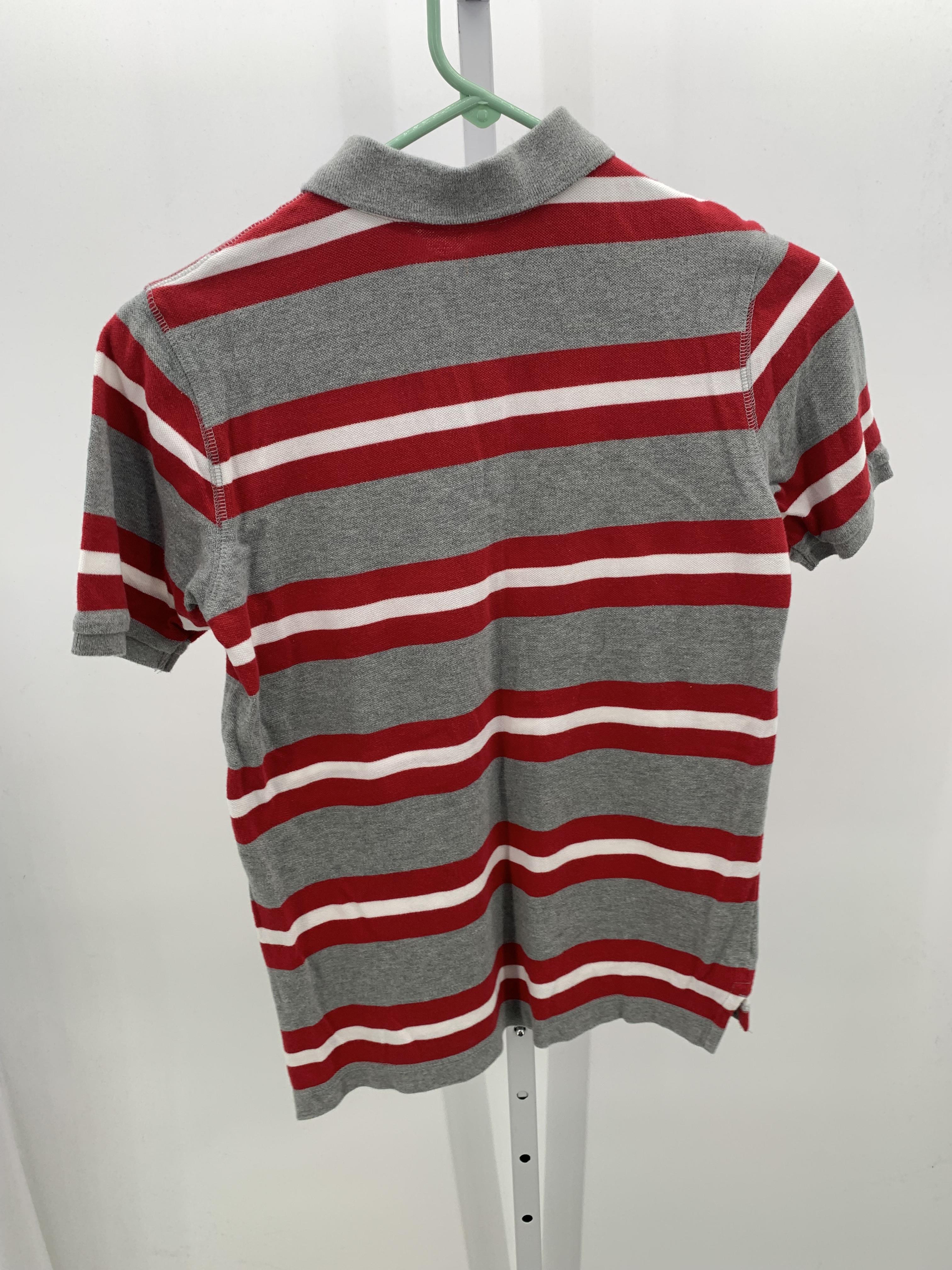RED WHITE STRIPES POLO