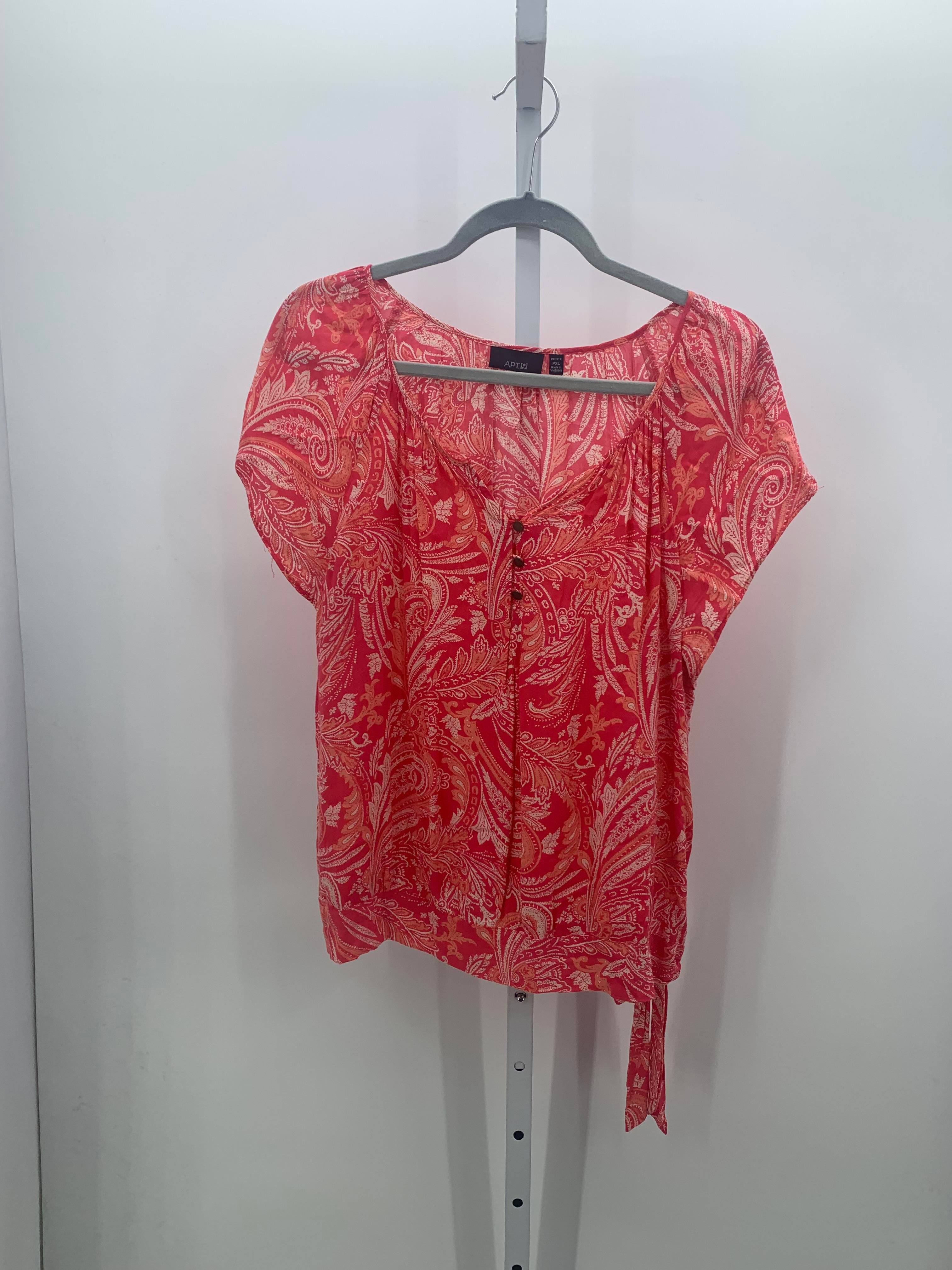 Apt. 9 Size X Large Petite Petite Short Sleeve Shirt