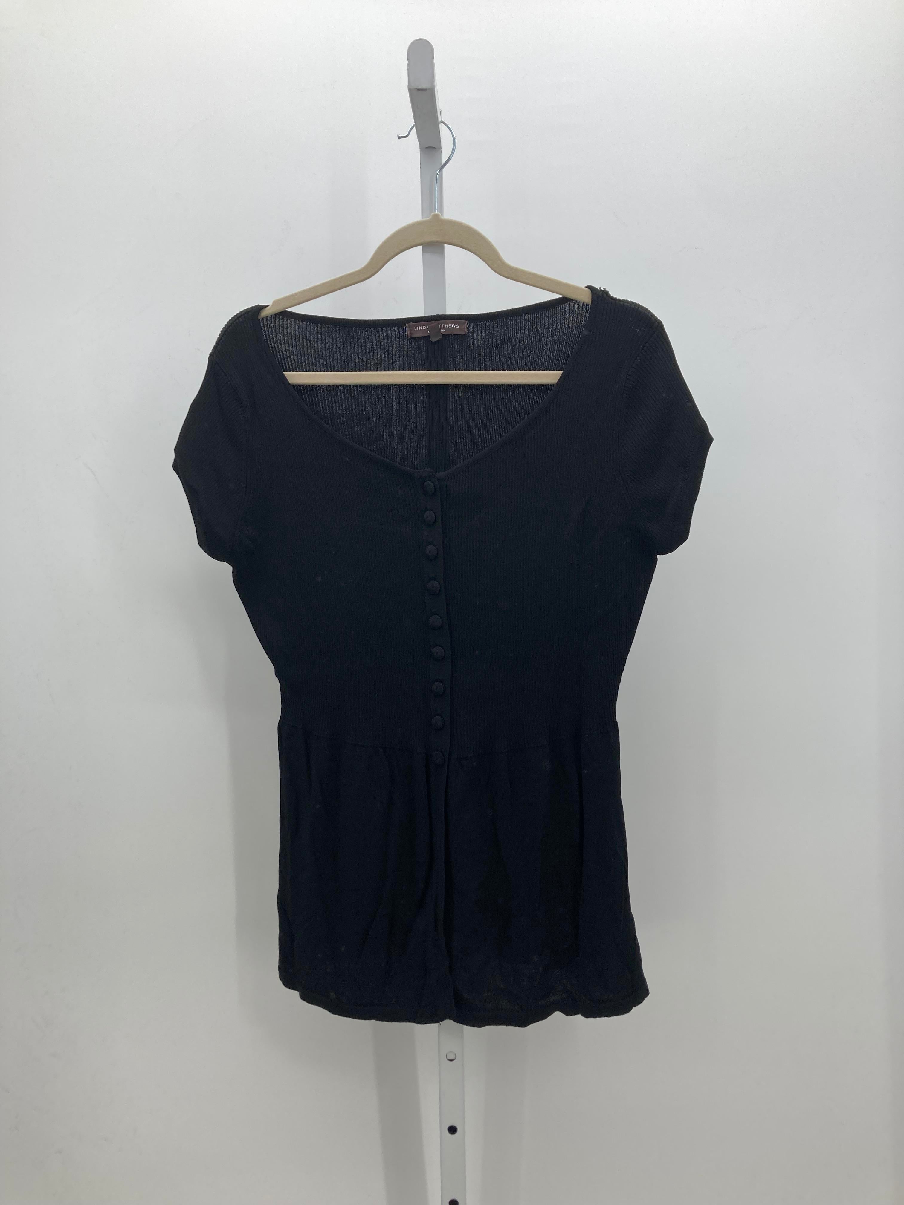 Linda Matthews Size Large Misses Short Slv Sweater
