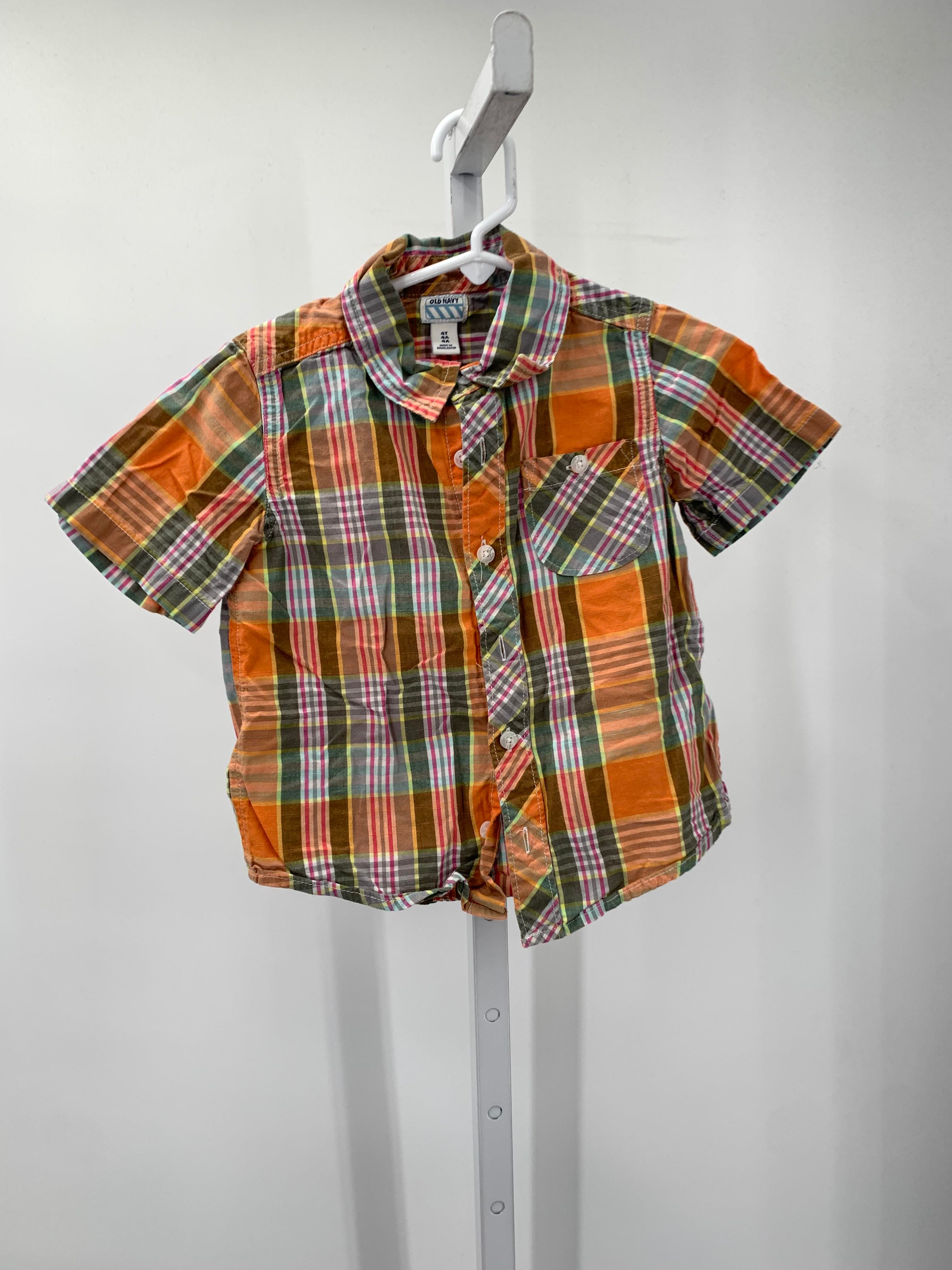 GREEN PLAID BTN DOWN