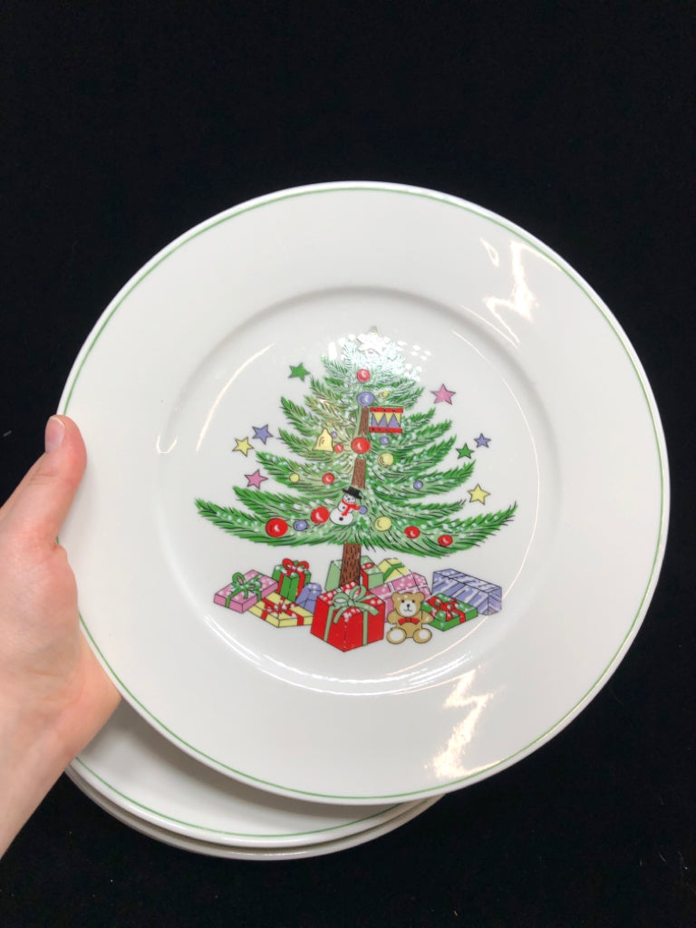 16PC GIBSON XMAS TREE DISH SET SVC FOR 4.