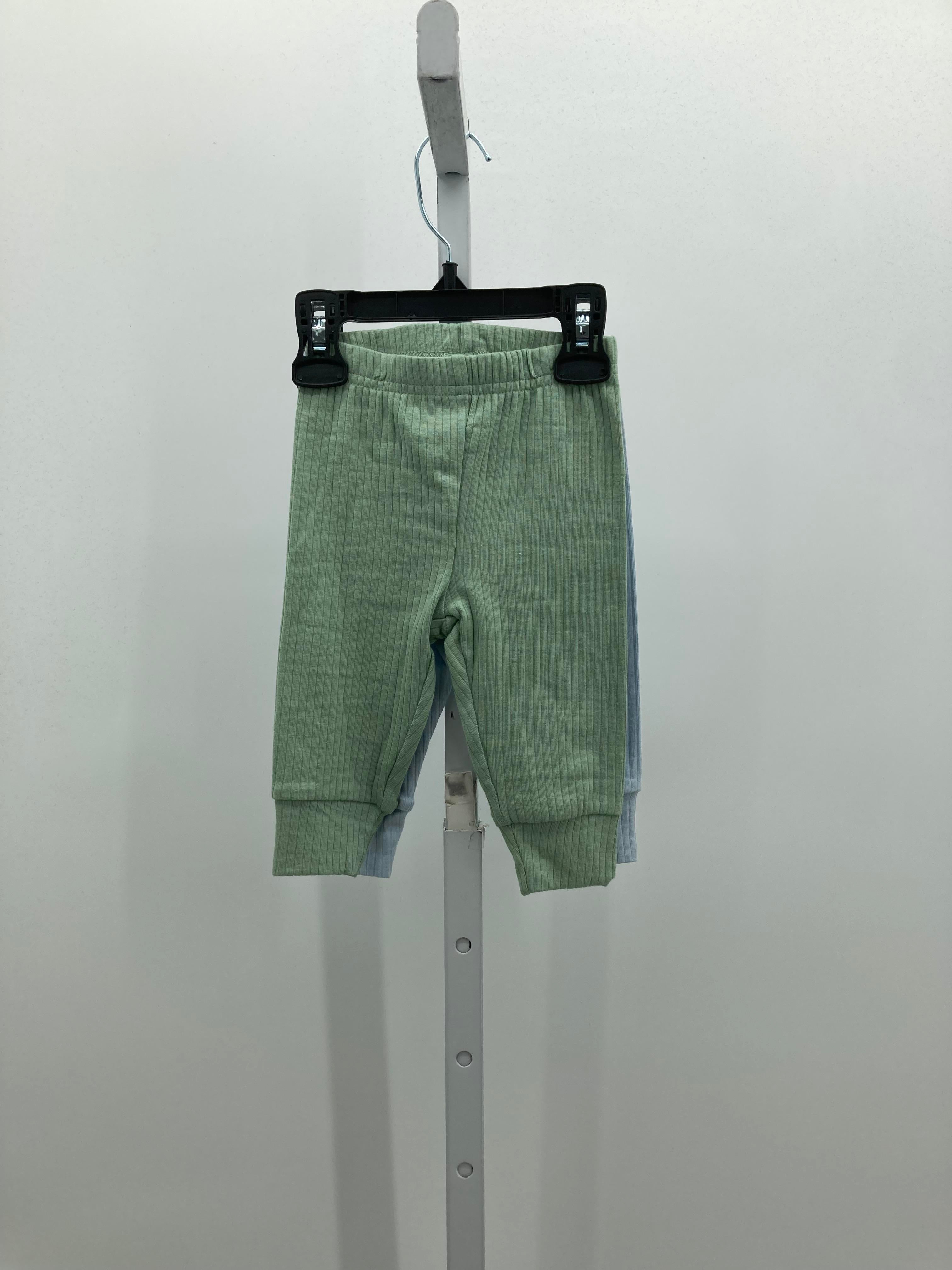 NEW TWO RIBBED PANTS BLUE/GREEN