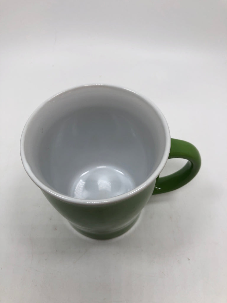GREEN COFFEE CUP TODAYS HOME.