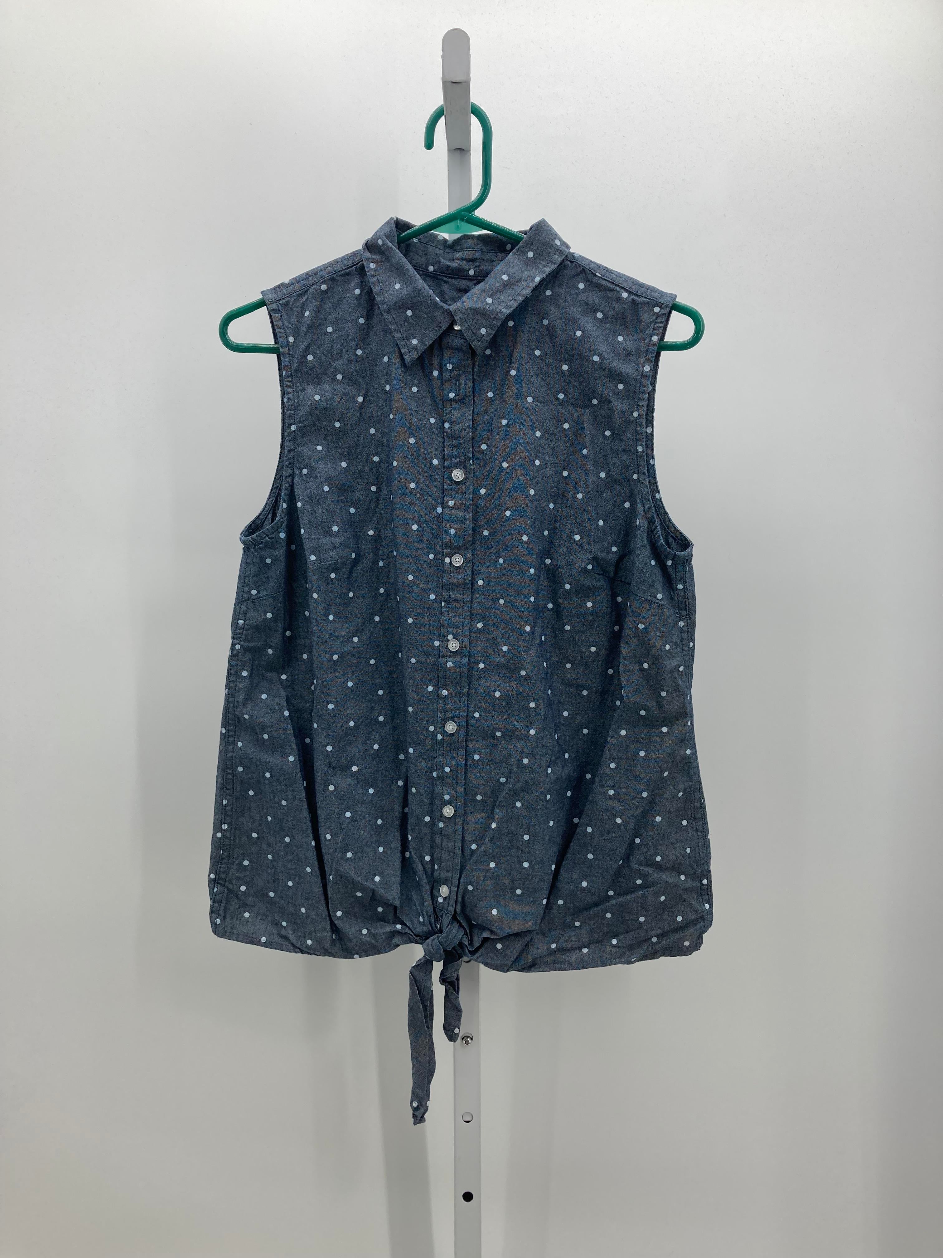 Talbots Size Medium Misses Sleeveless Shirt