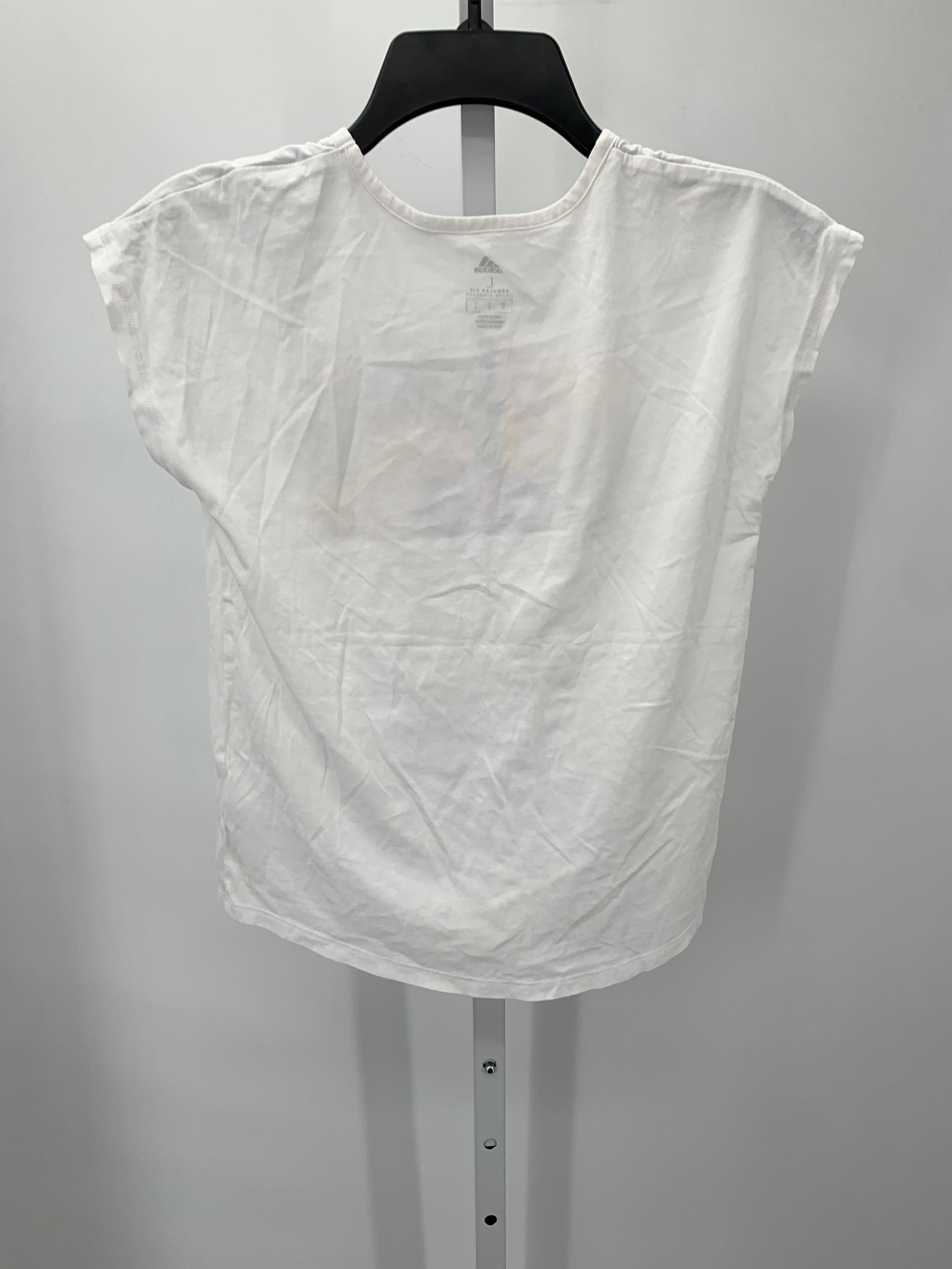 Adidas Size 14-16 Girls Short Sleeve Shirt