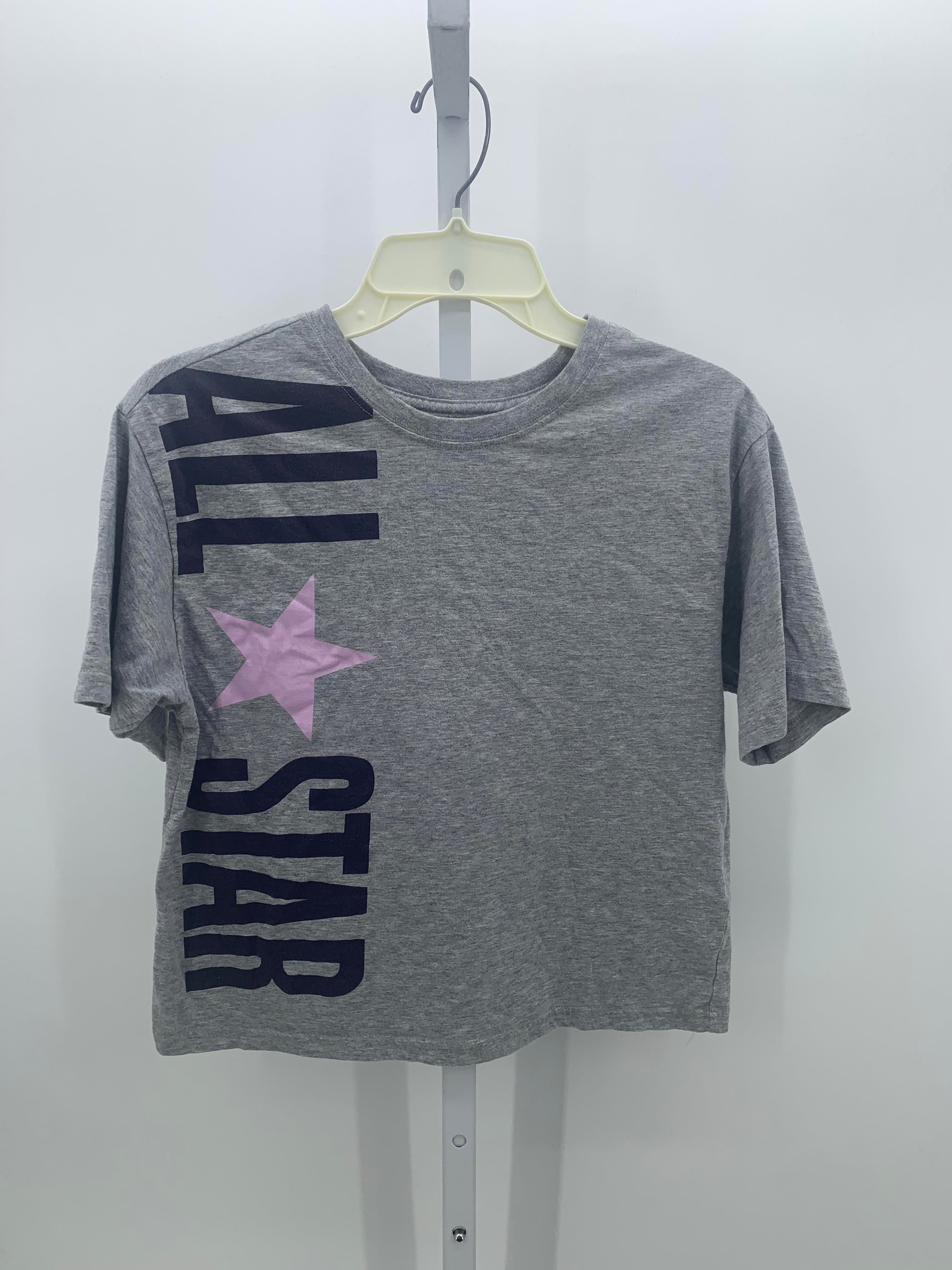 Converse Size 14-16 Girls Short Sleeve Shirt