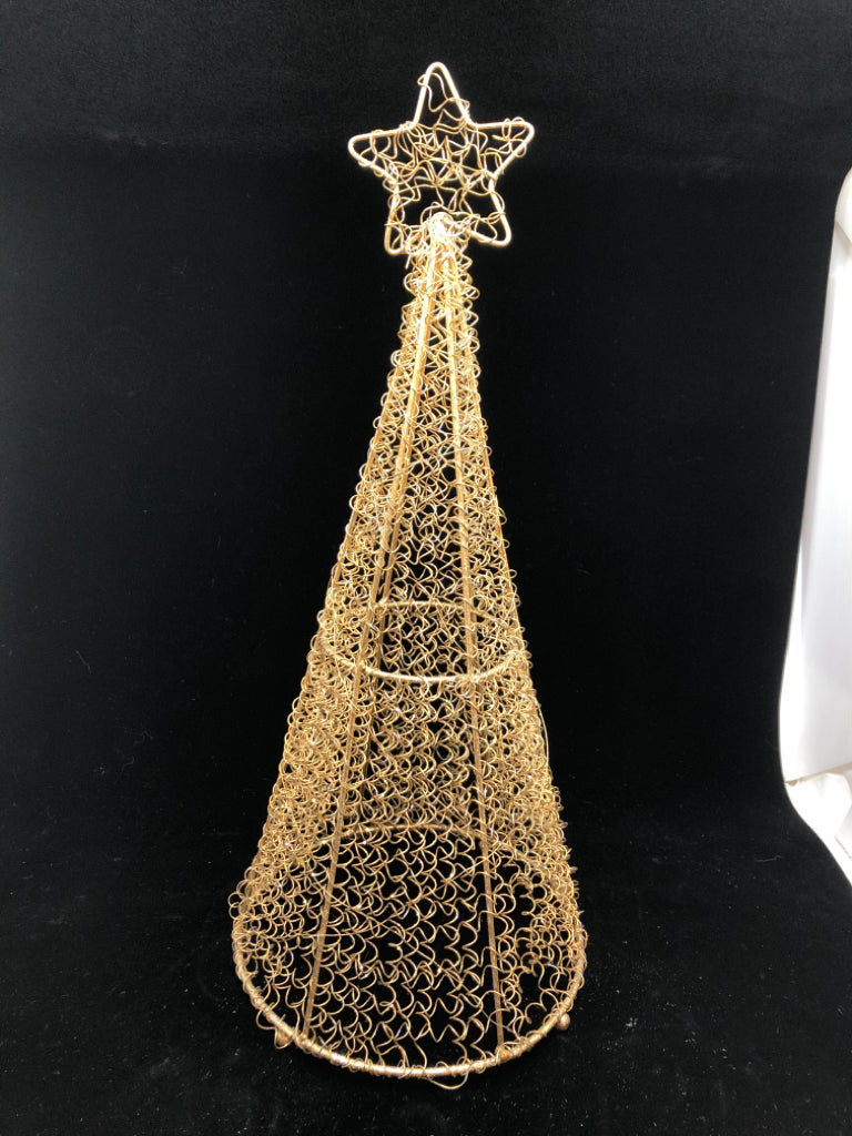 GOLD SPIRAL TREE.