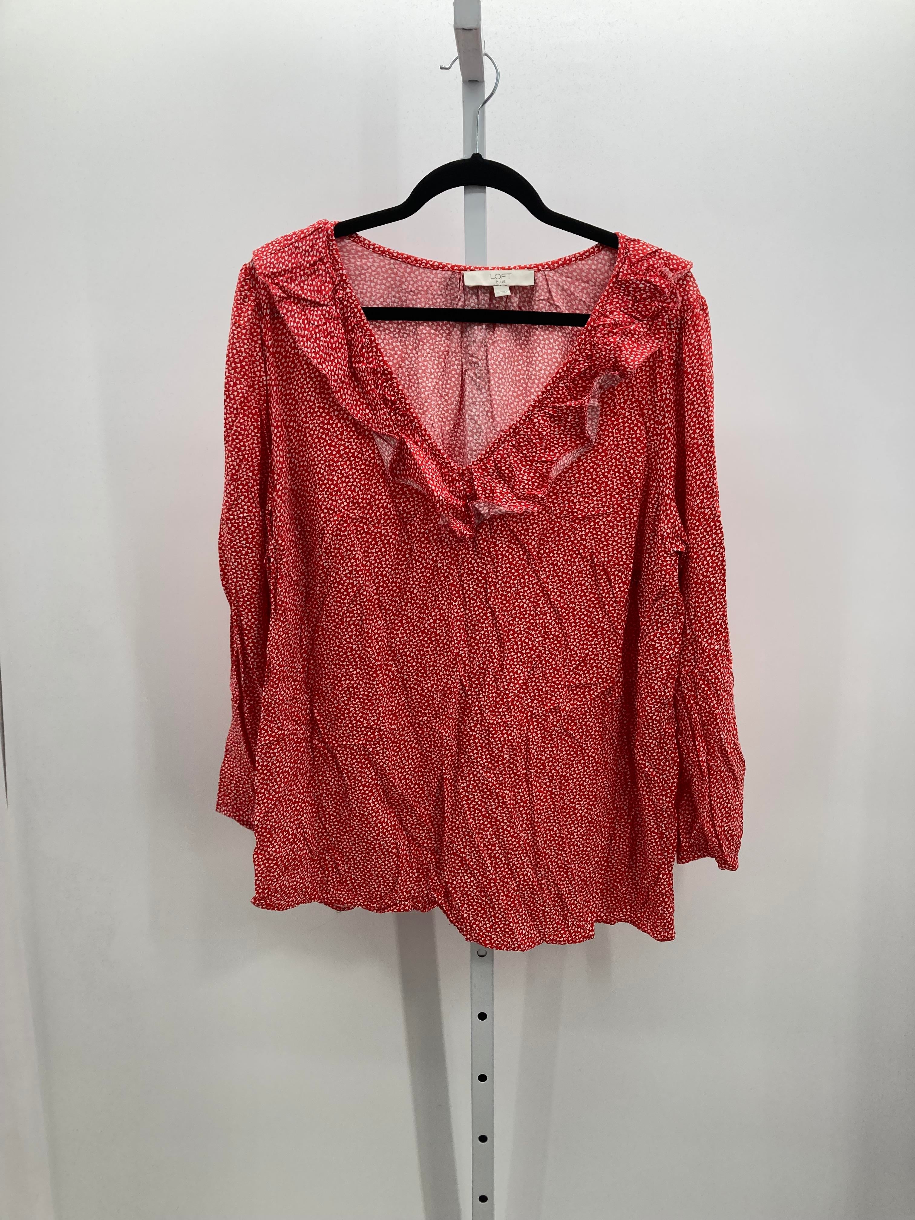 Loft Size 18 W Womens Long Sleeve Shirt